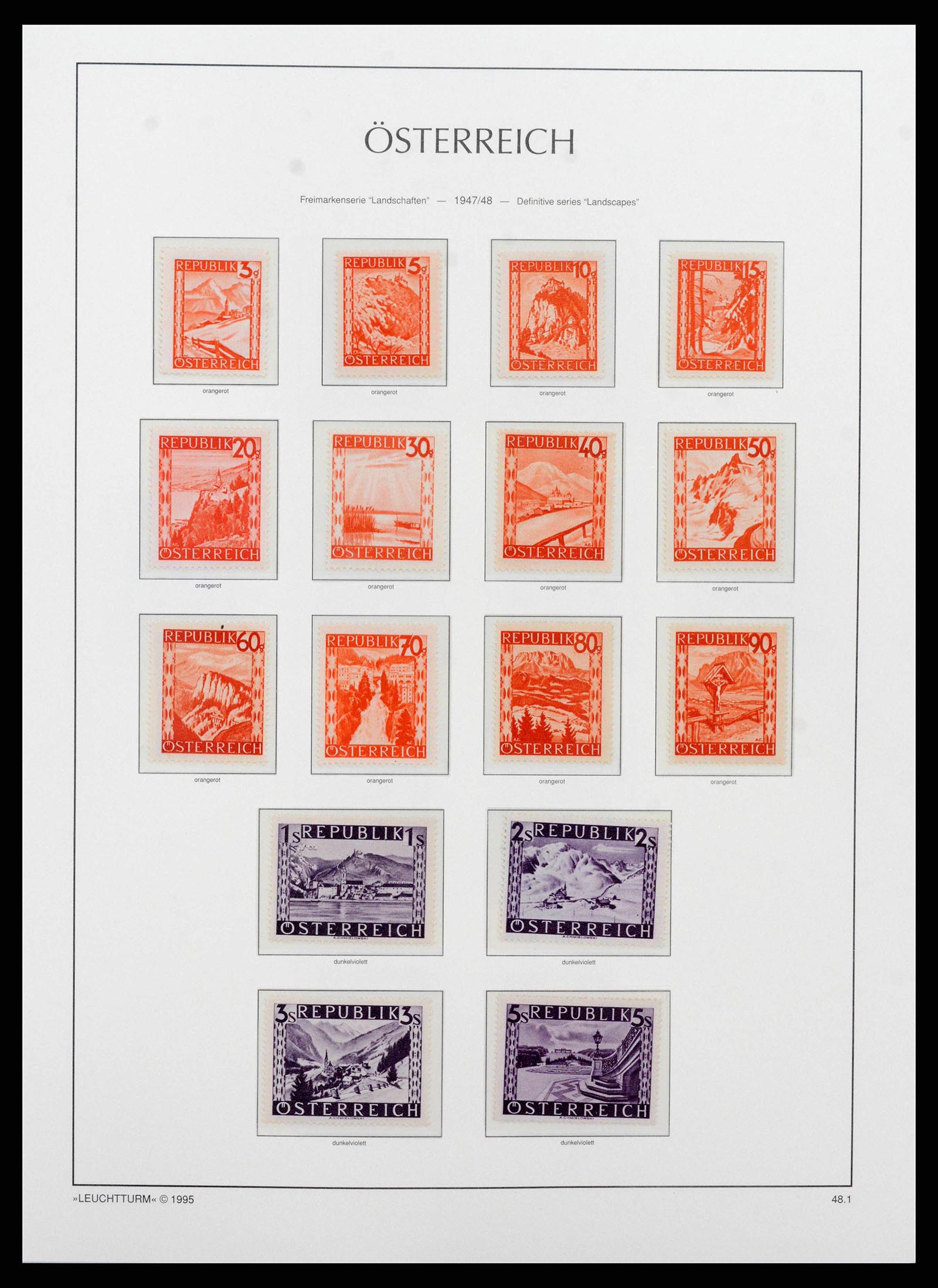 38565 0025 - Stamp collection 38565 Austria 1945-1979.