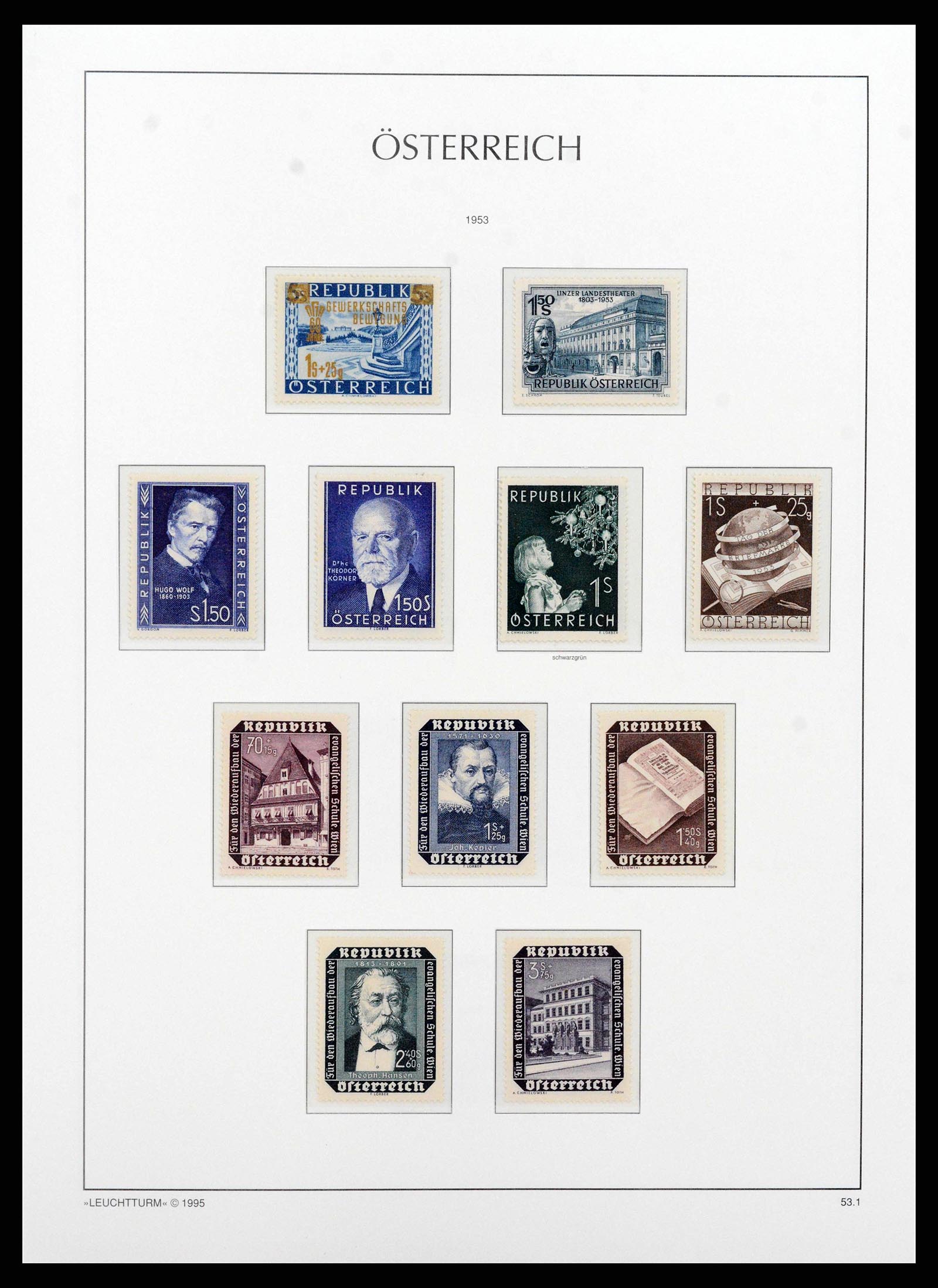 38565 0039 - Stamp collection 38565 Austria 1945-1979.
