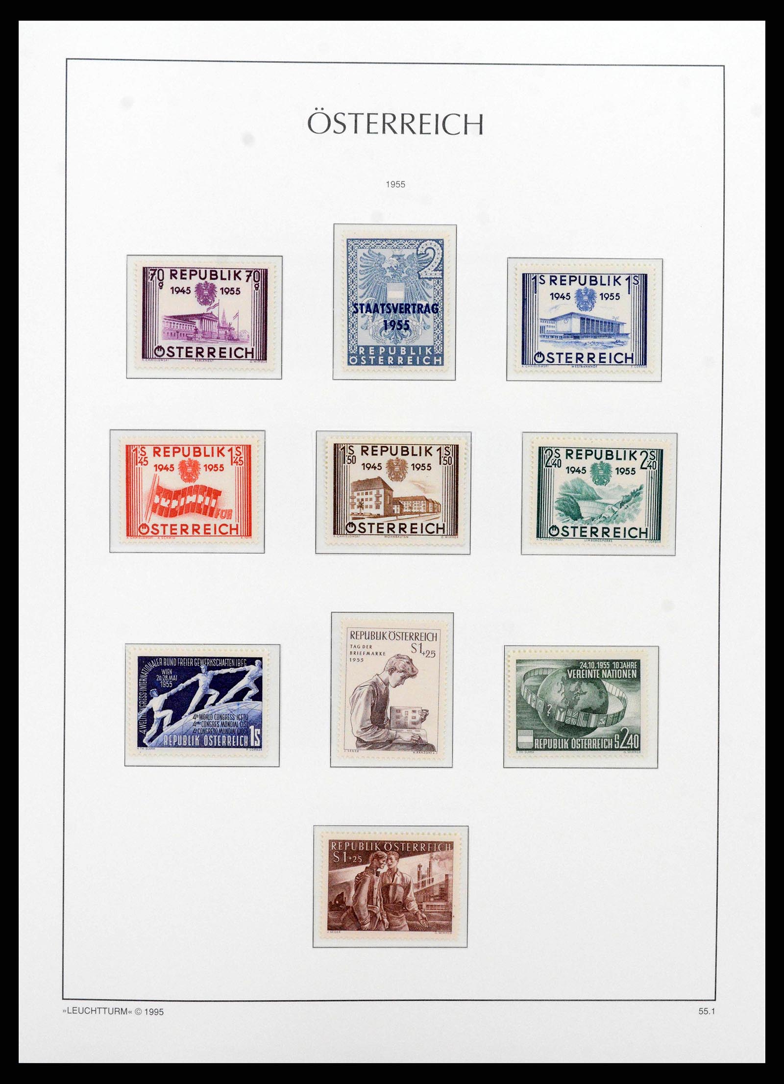 38565 0042 - Stamp collection 38565 Austria 1945-1979.