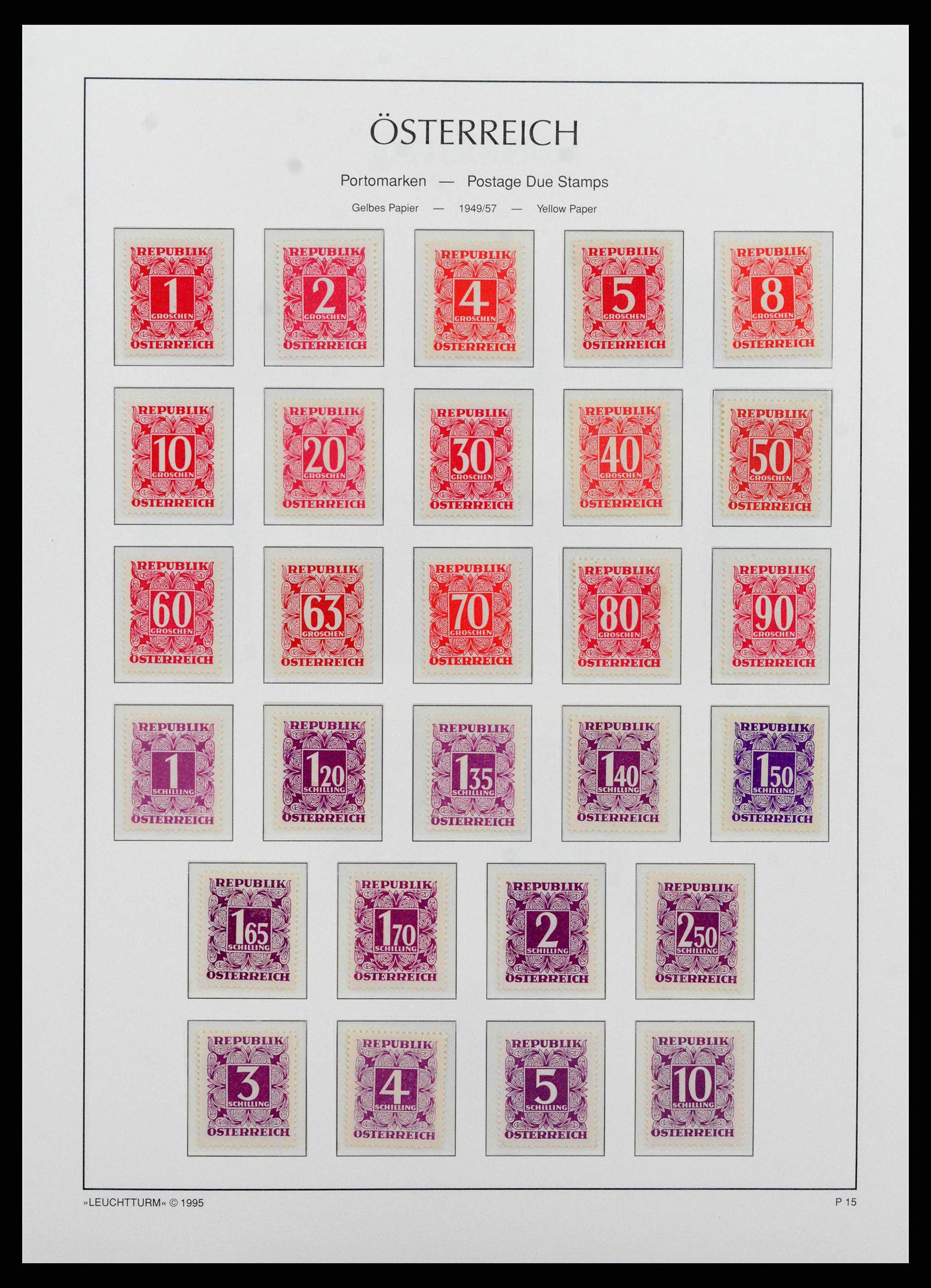 38565 0049 - Stamp collection 38565 Austria 1945-1979.