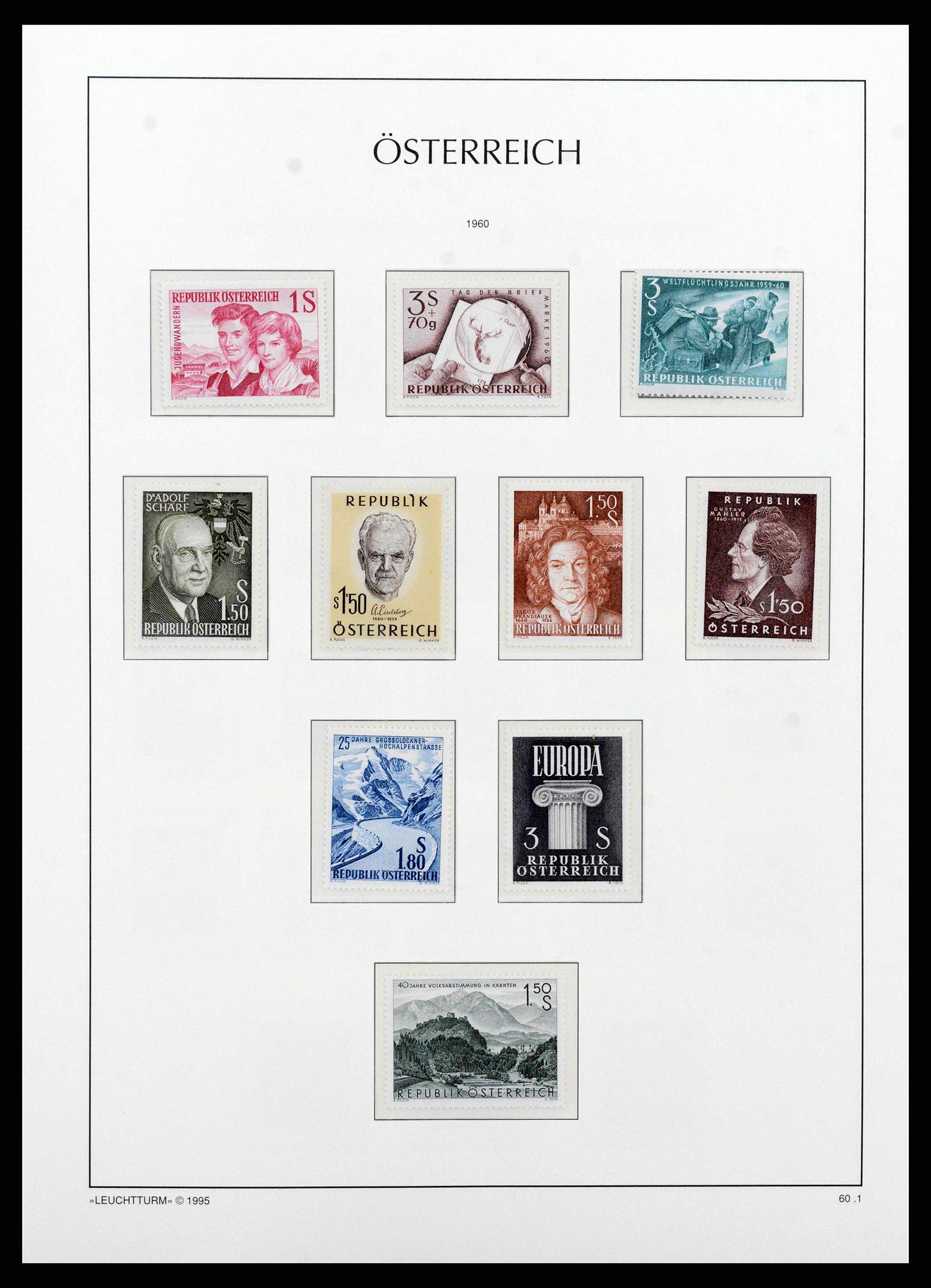 38565 0050 - Stamp collection 38565 Austria 1945-1979.