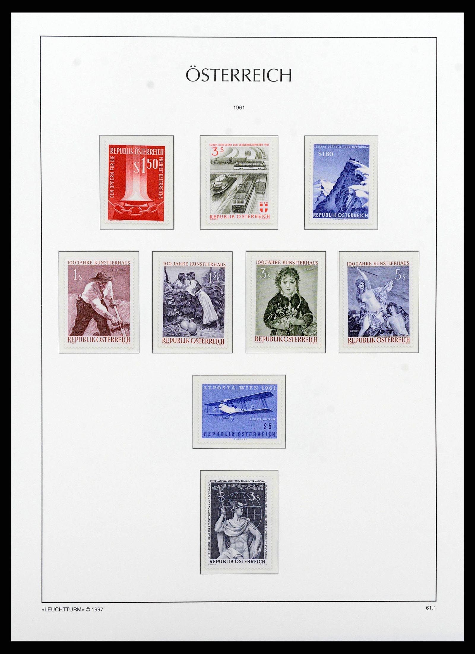 38565 0054 - Postzegelverzameling 38565 Oostenrijk 1945-1979.