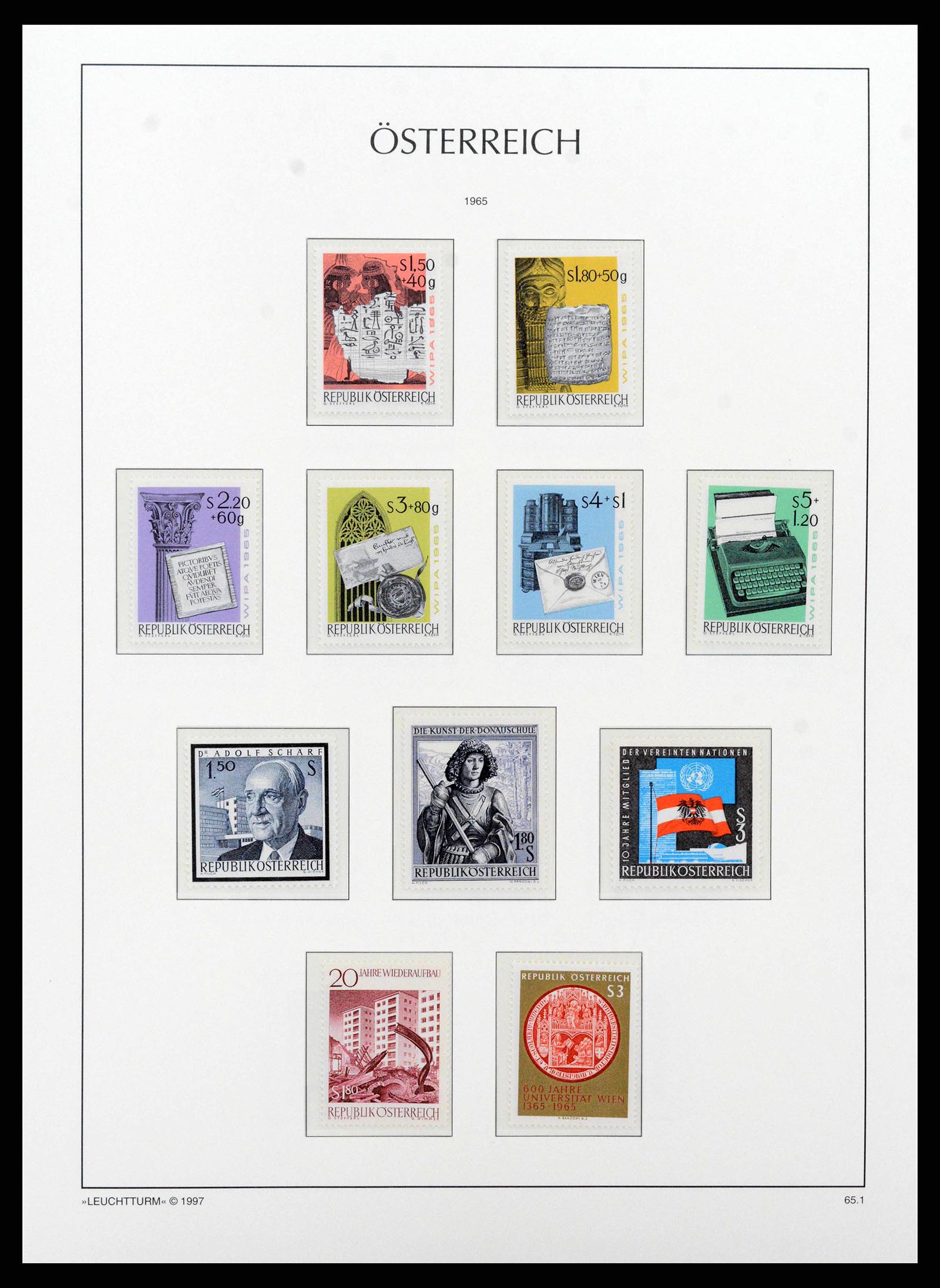 38565 0063 - Postzegelverzameling 38565 Oostenrijk 1945-1979.