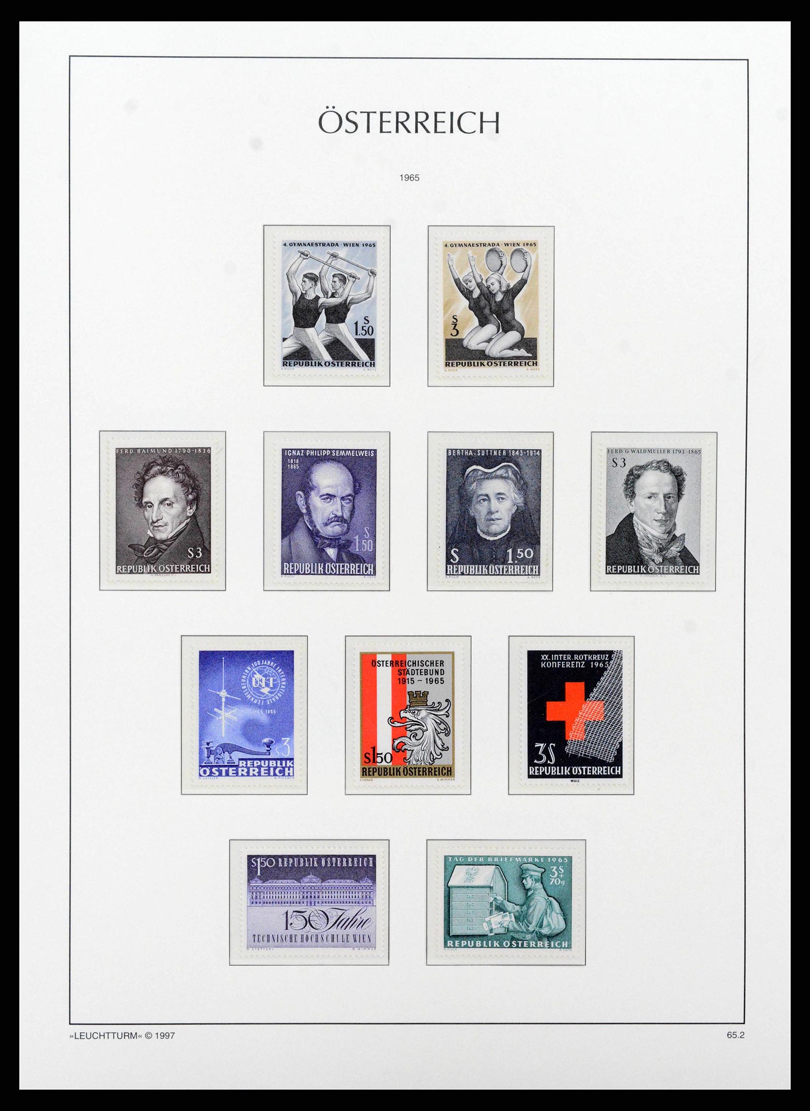 38565 0064 - Postzegelverzameling 38565 Oostenrijk 1945-1979.