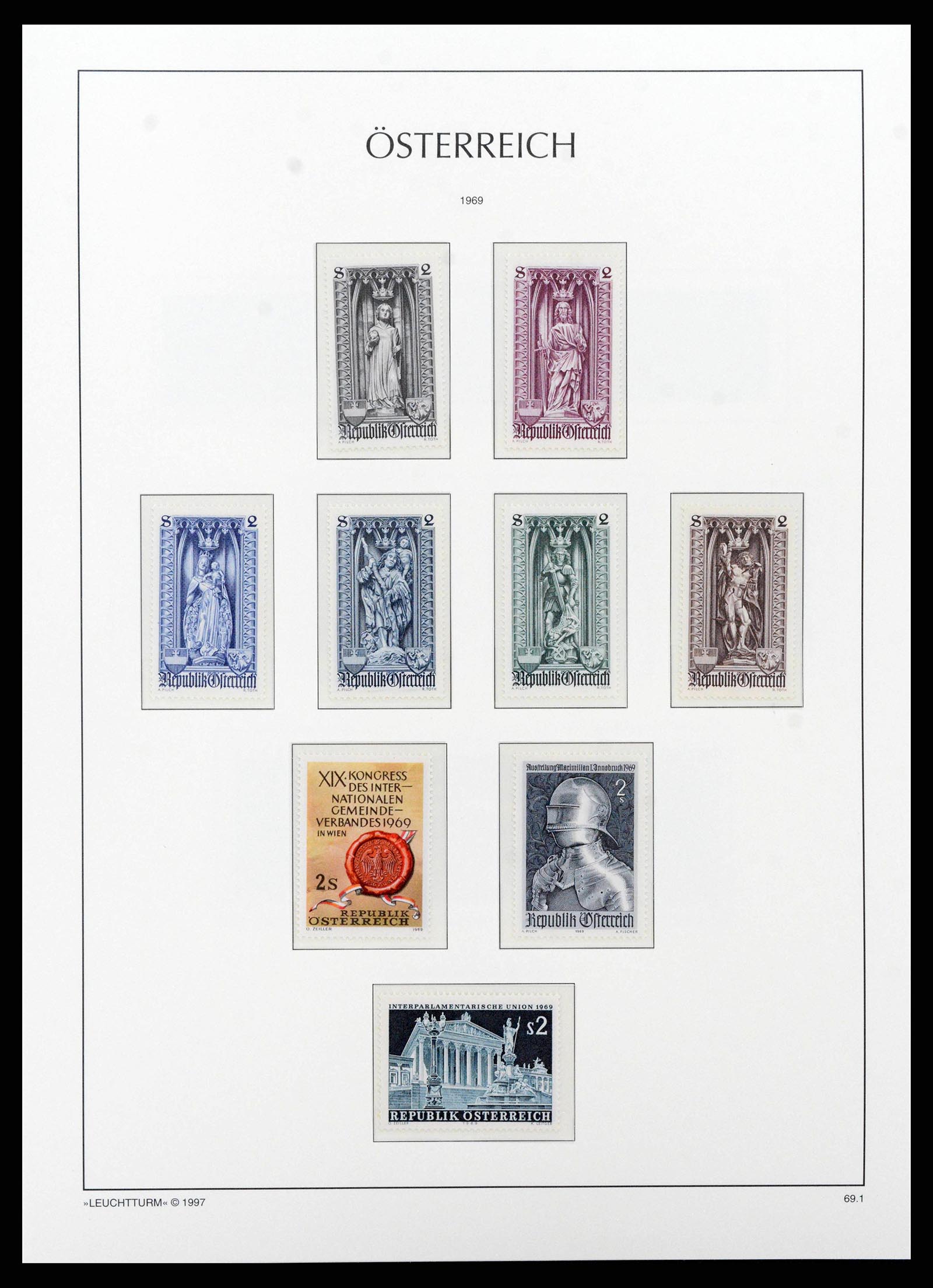 38565 0073 - Postzegelverzameling 38565 Oostenrijk 1945-1979.