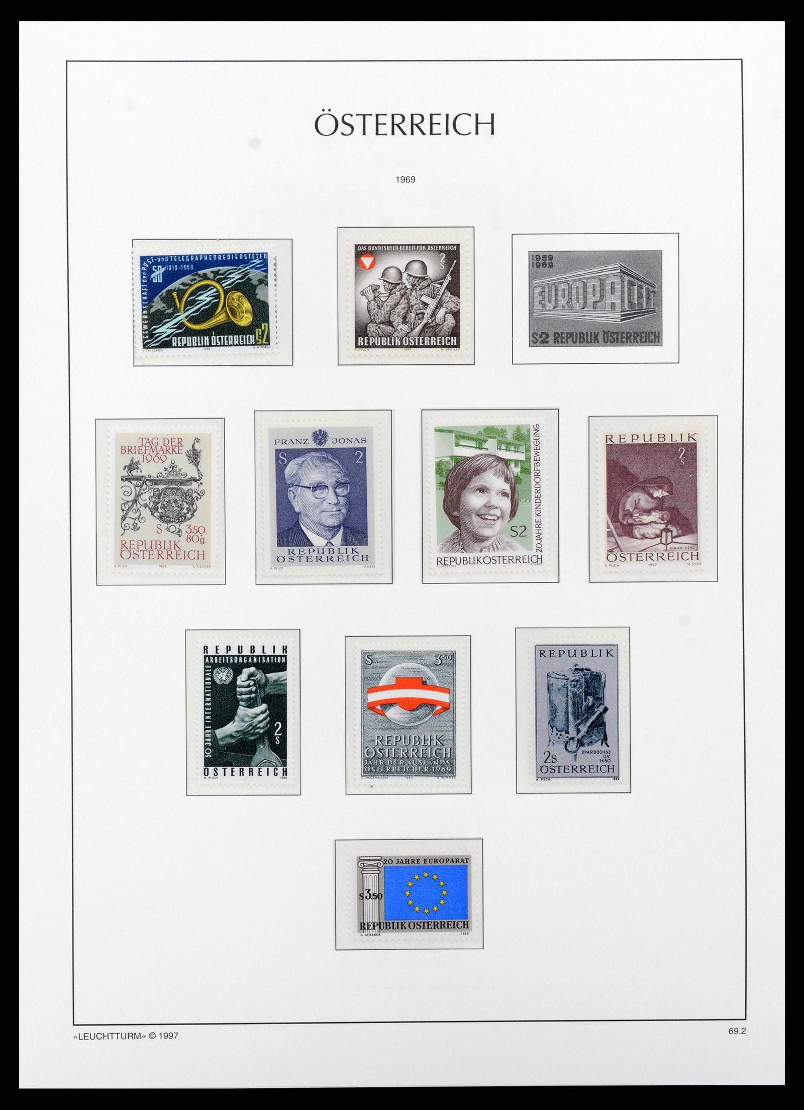 38565 0074 - Postzegelverzameling 38565 Oostenrijk 1945-1979.