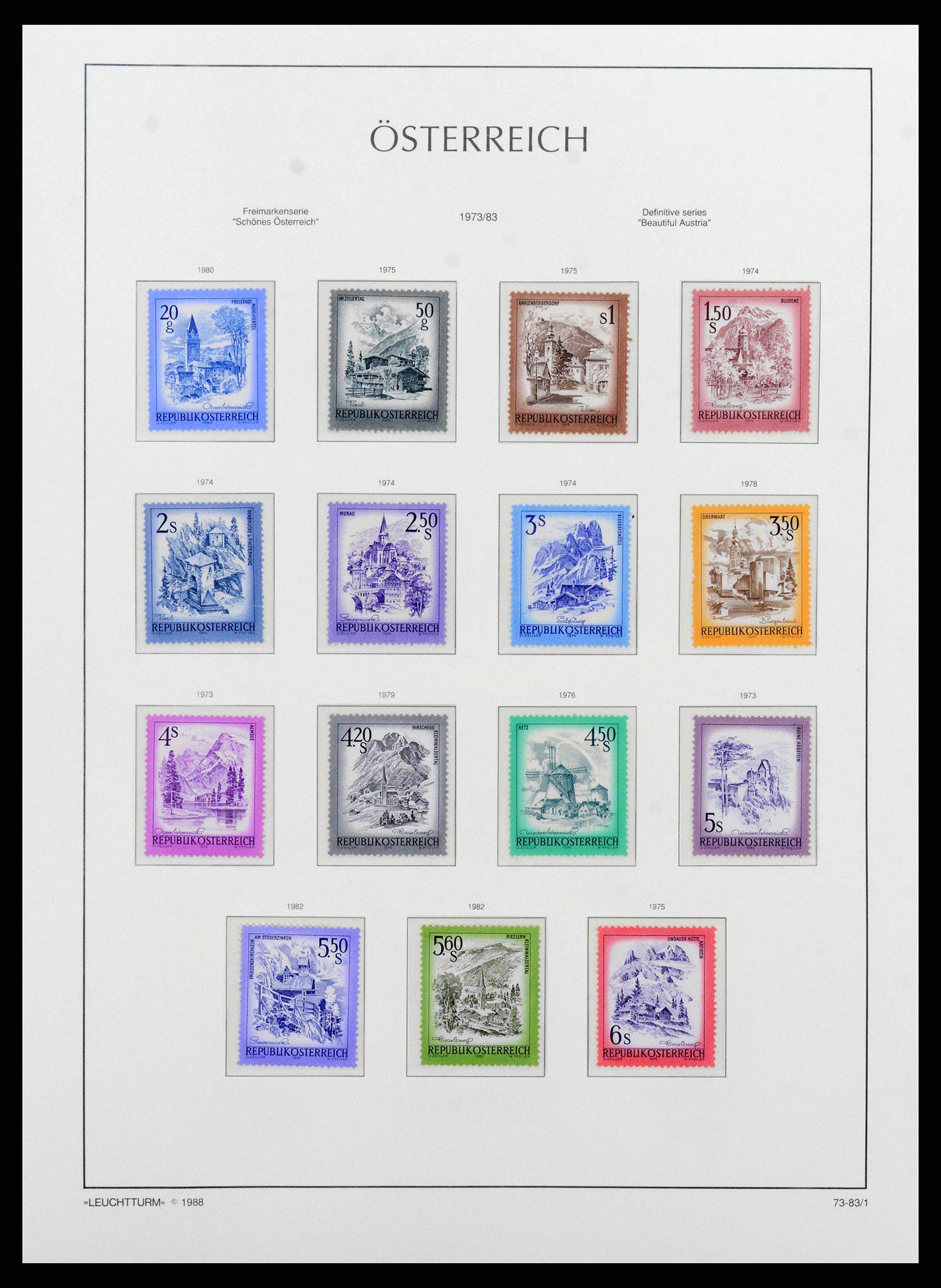 38565 0090 - Postzegelverzameling 38565 Oostenrijk 1945-1979.
