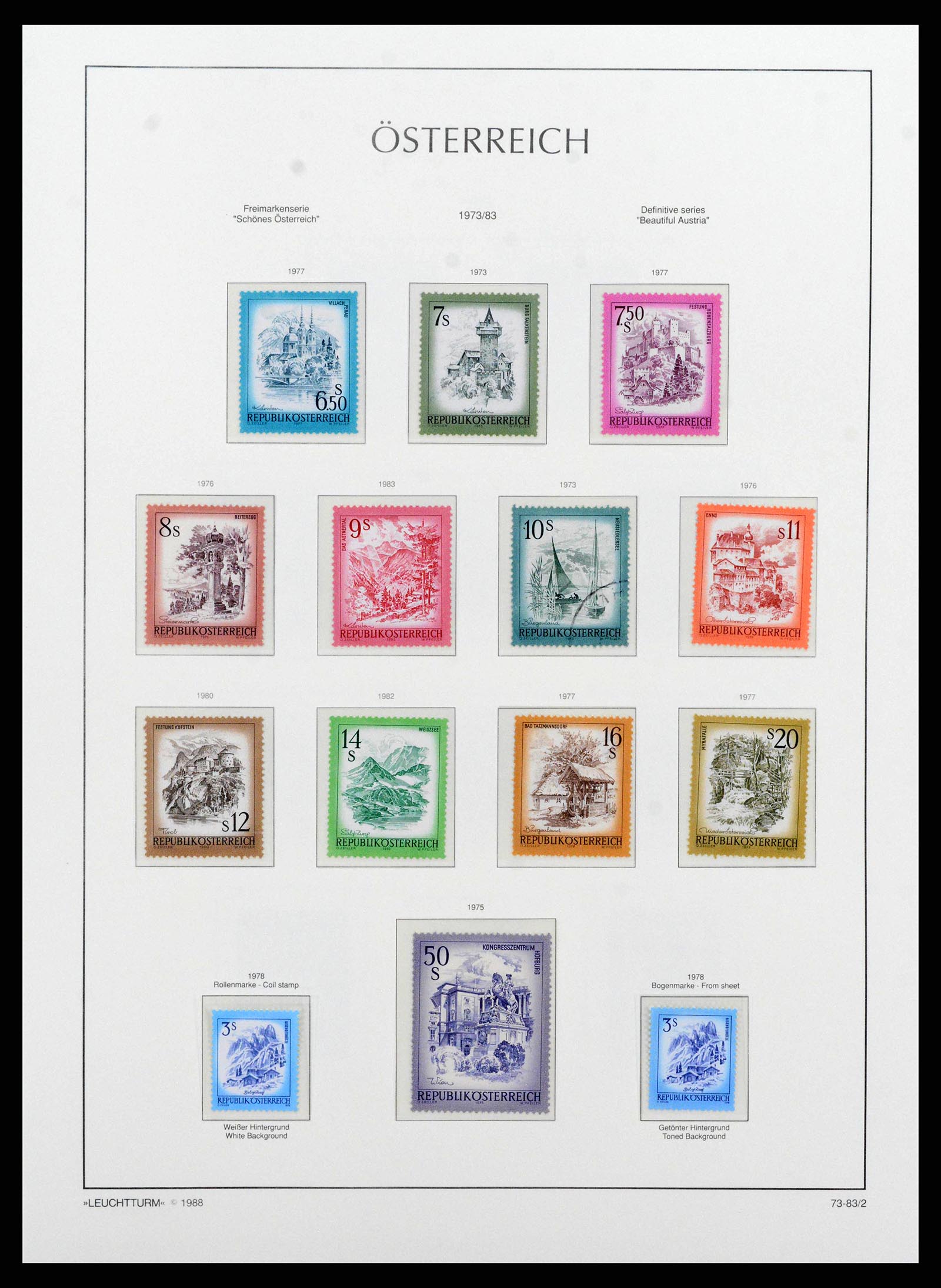38565 0091 - Postzegelverzameling 38565 Oostenrijk 1945-1979.