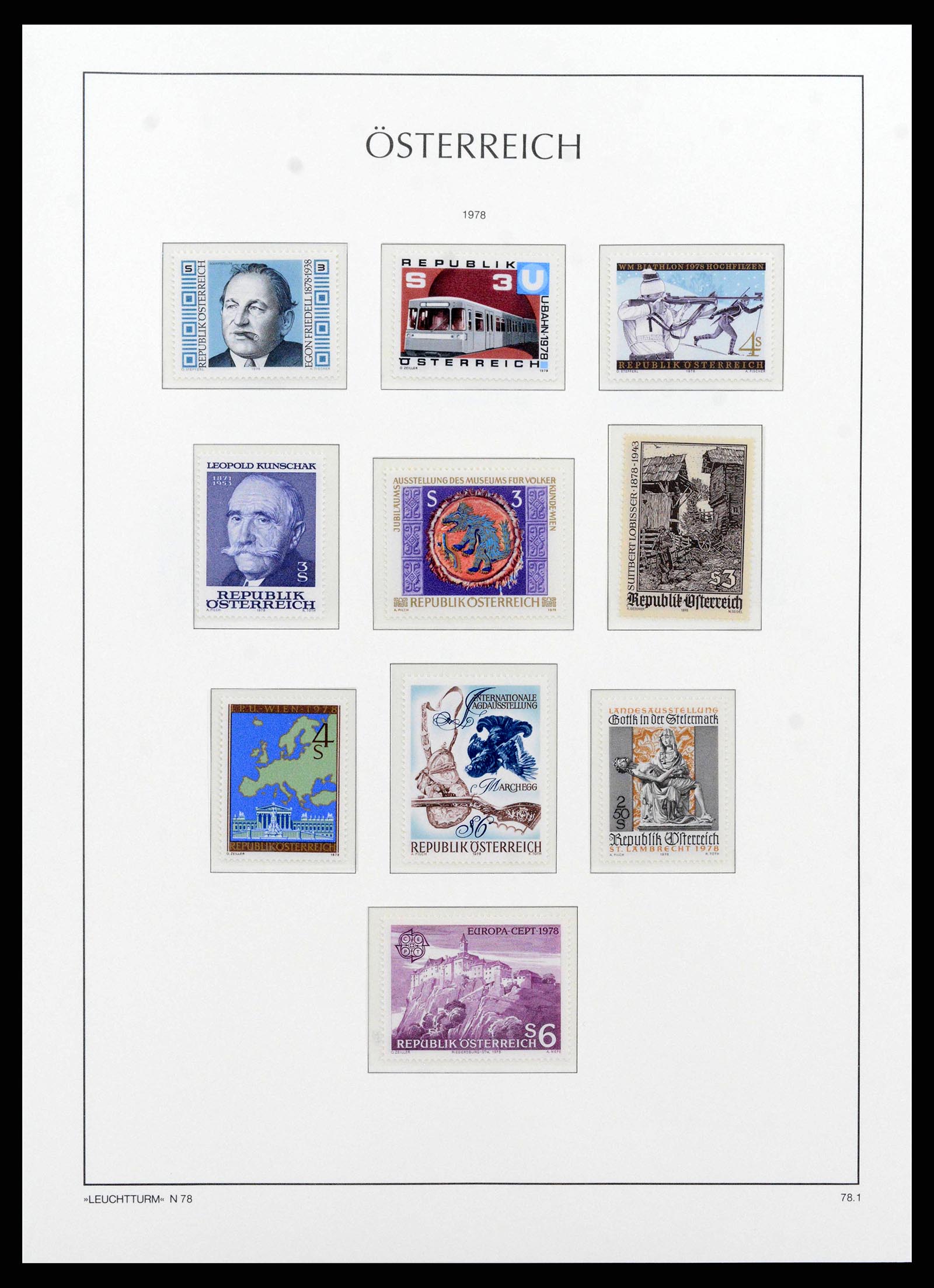 38565 0104 - Stamp collection 38565 Austria 1945-1979.
