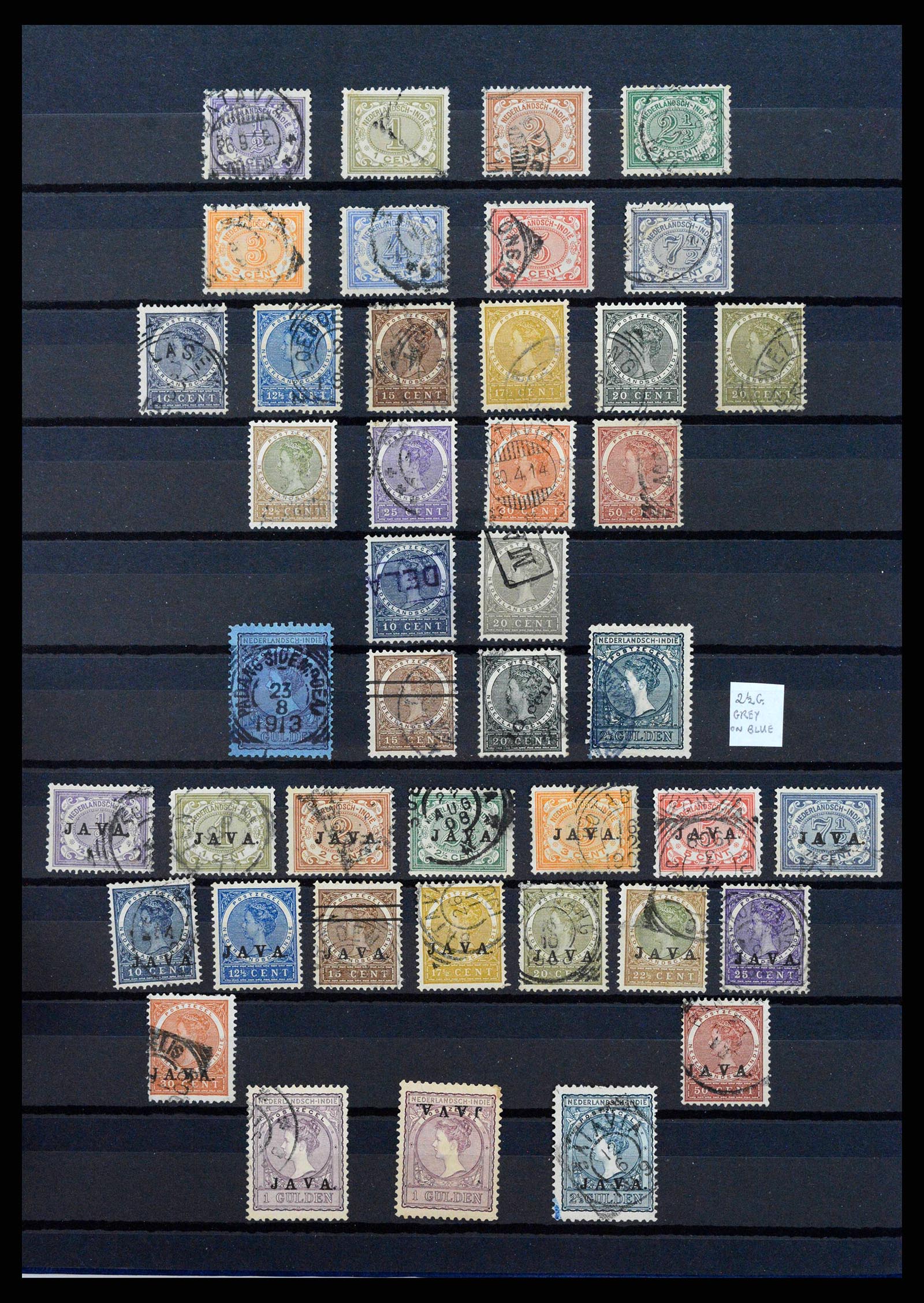38567 0002 - Stamp collection 38567 Dutch east Indies 1864-1948.