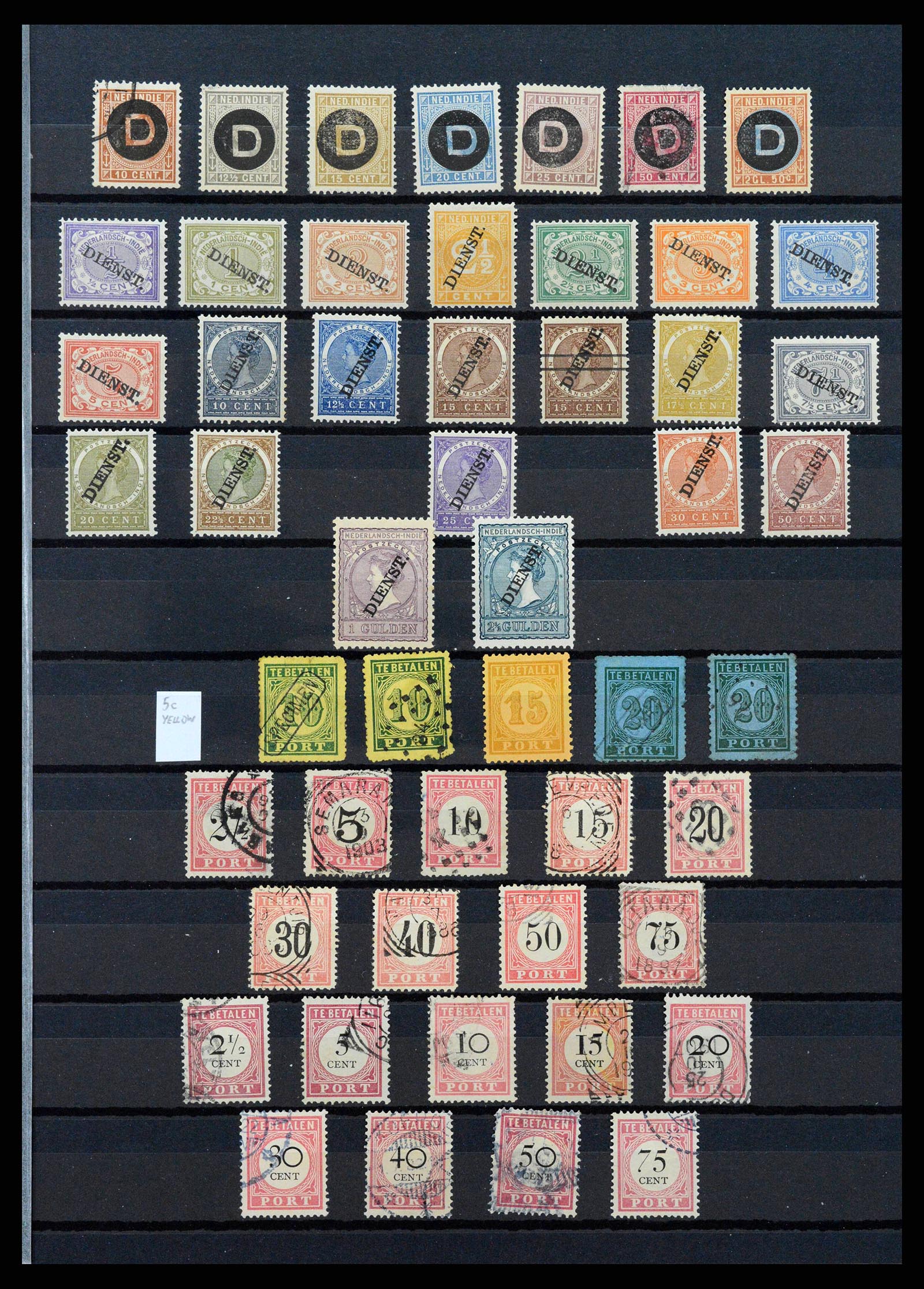 38567 0011 - Stamp collection 38567 Dutch east Indies 1864-1948.