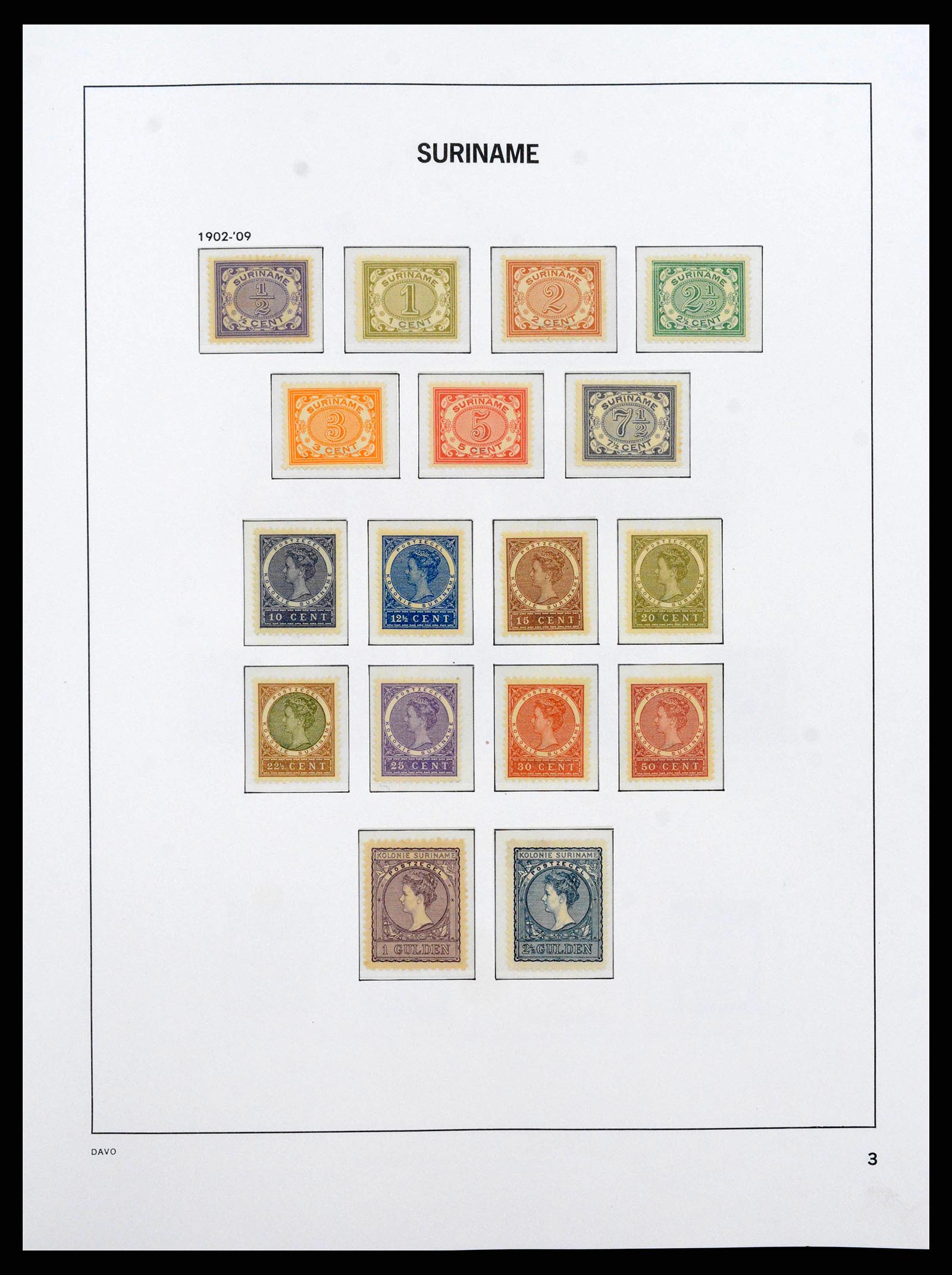 38571 0003 - Stamp collection 38571 Suriname 1873-1975.