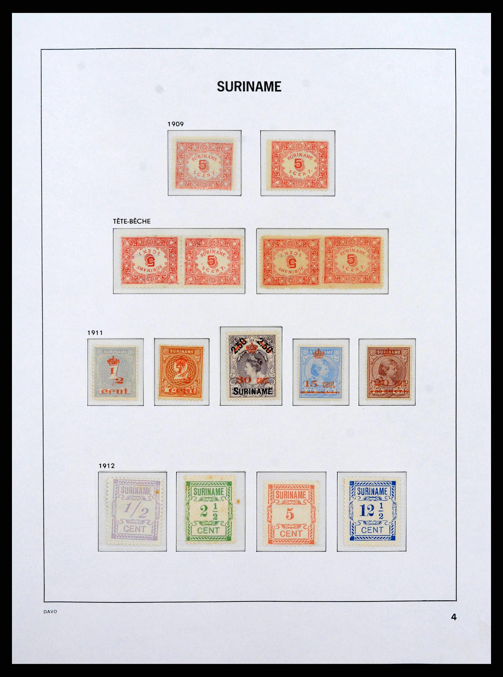 38571 0004 - Stamp collection 38571 Suriname 1873-1975.