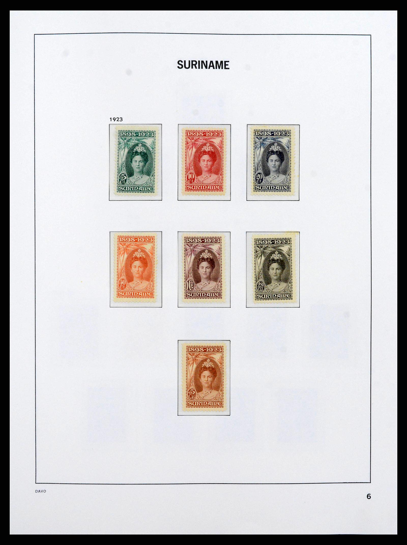 38571 0006 - Stamp collection 38571 Suriname 1873-1975.