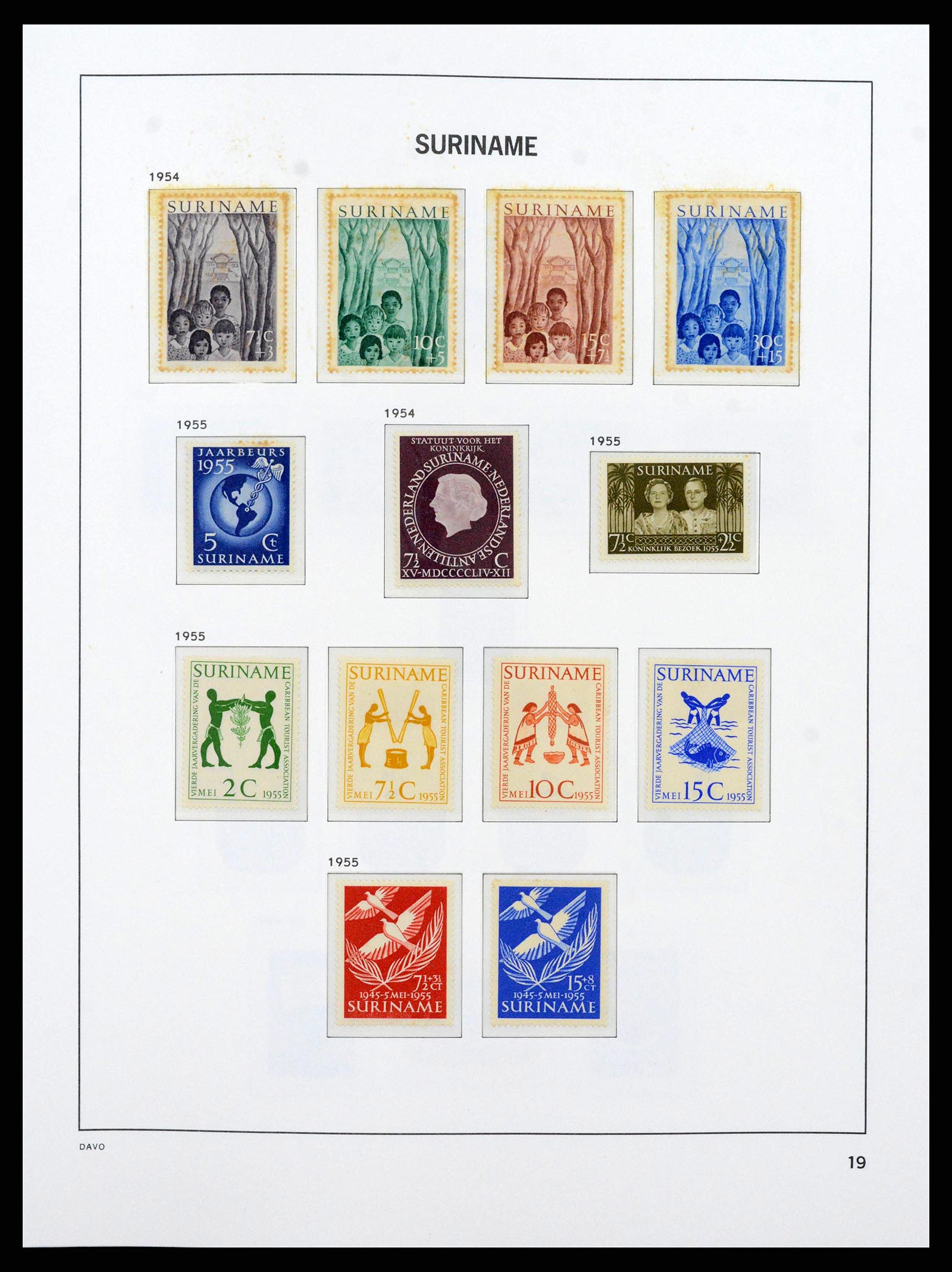 38571 0019 - Stamp collection 38571 Suriname 1873-1975.