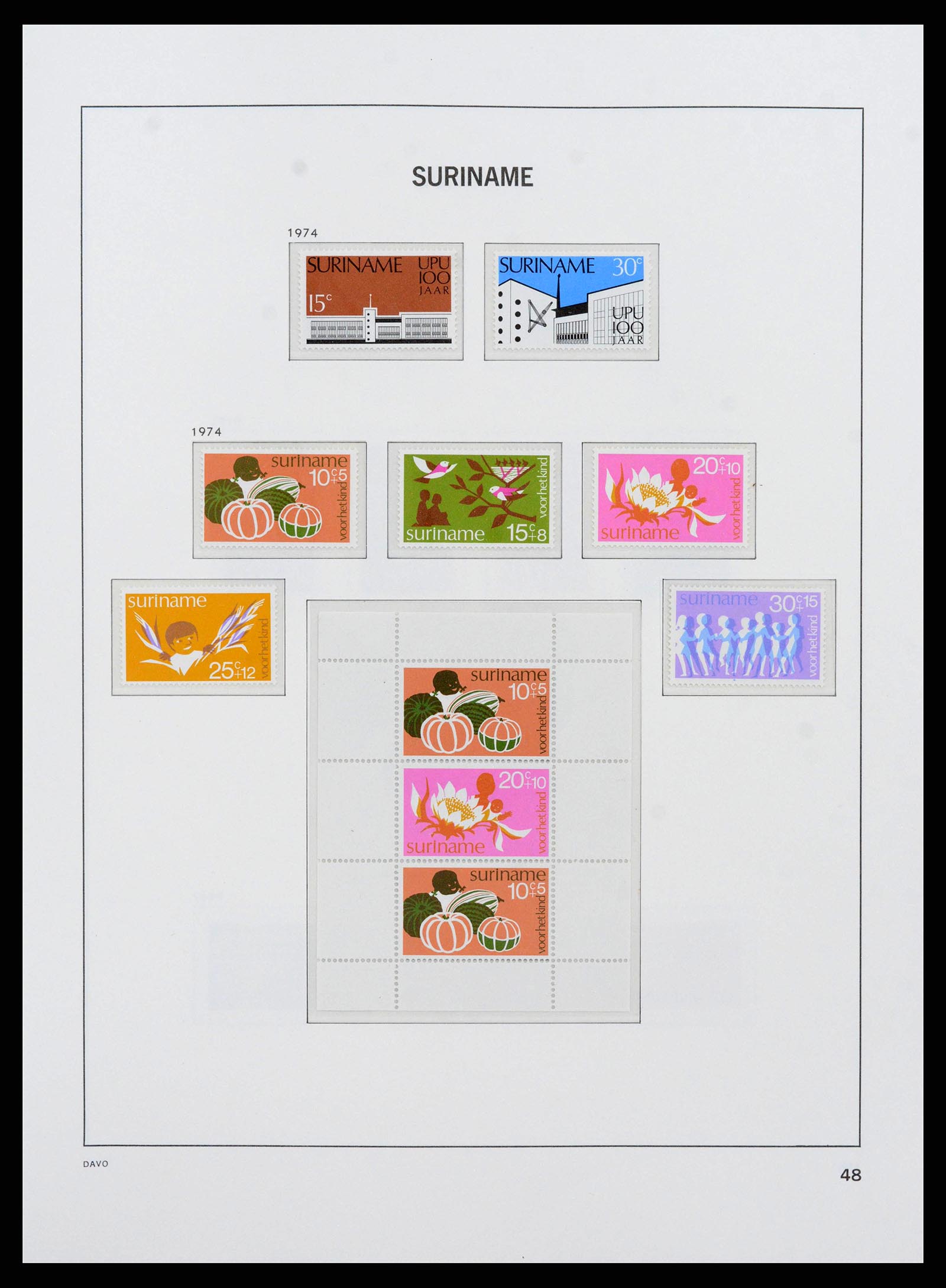 38571 0049 - Stamp collection 38571 Suriname 1873-1975.