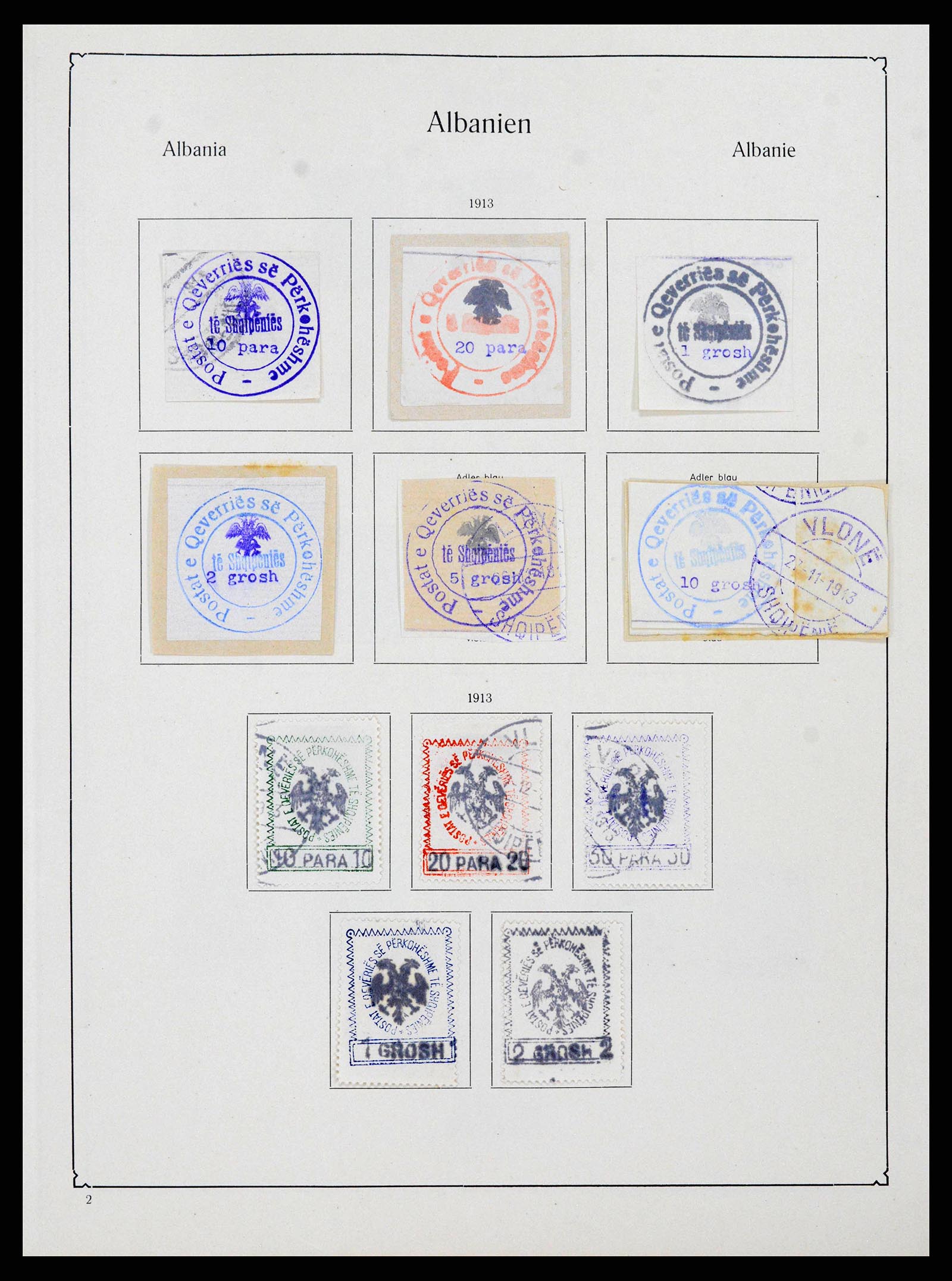 38573 0001 - Stamp collection 38573 Eastern Europe 1866-1931.