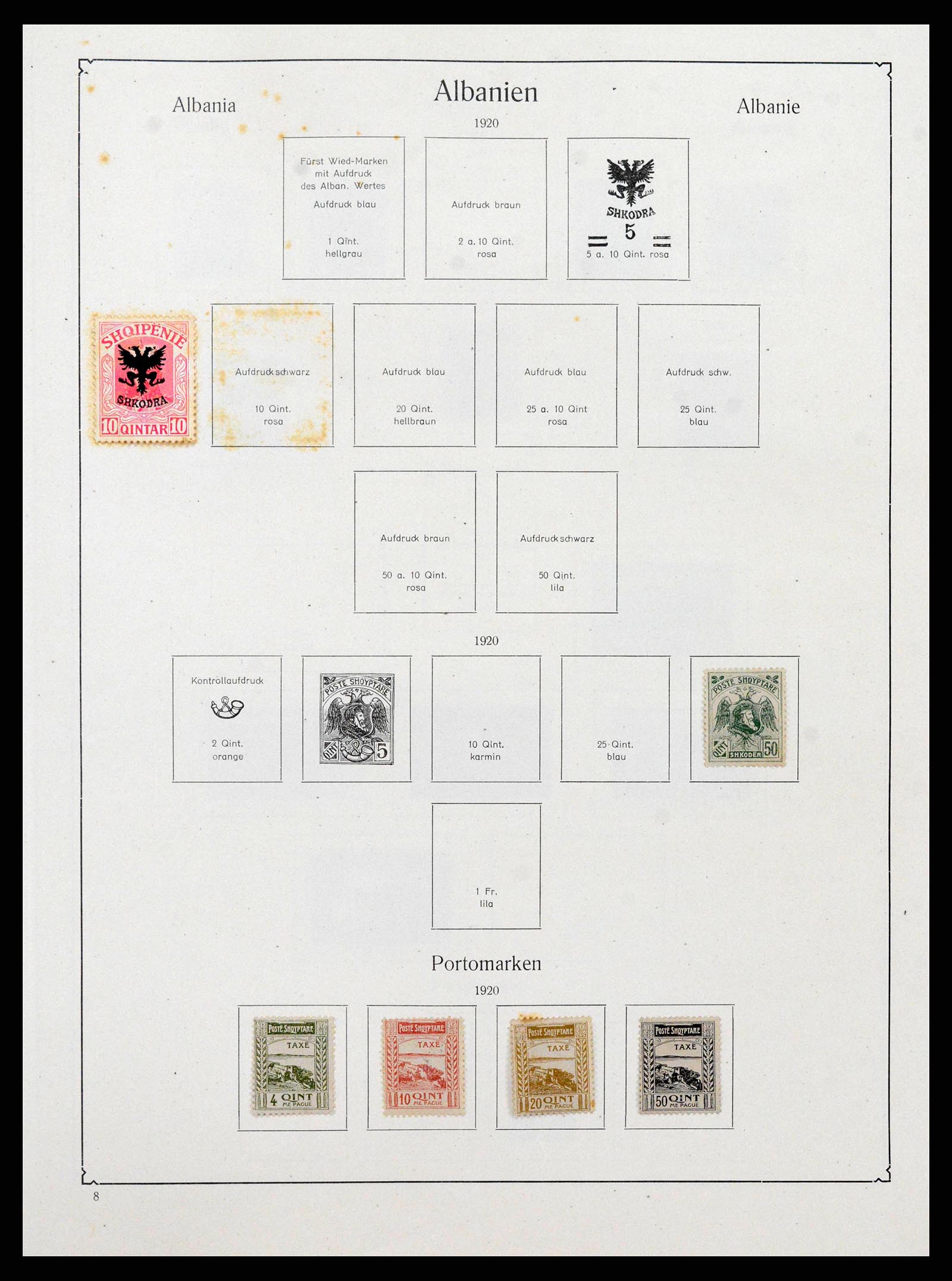 38573 0004 - Postzegelverzameling 38573 Oost Europa 1866-1931.
