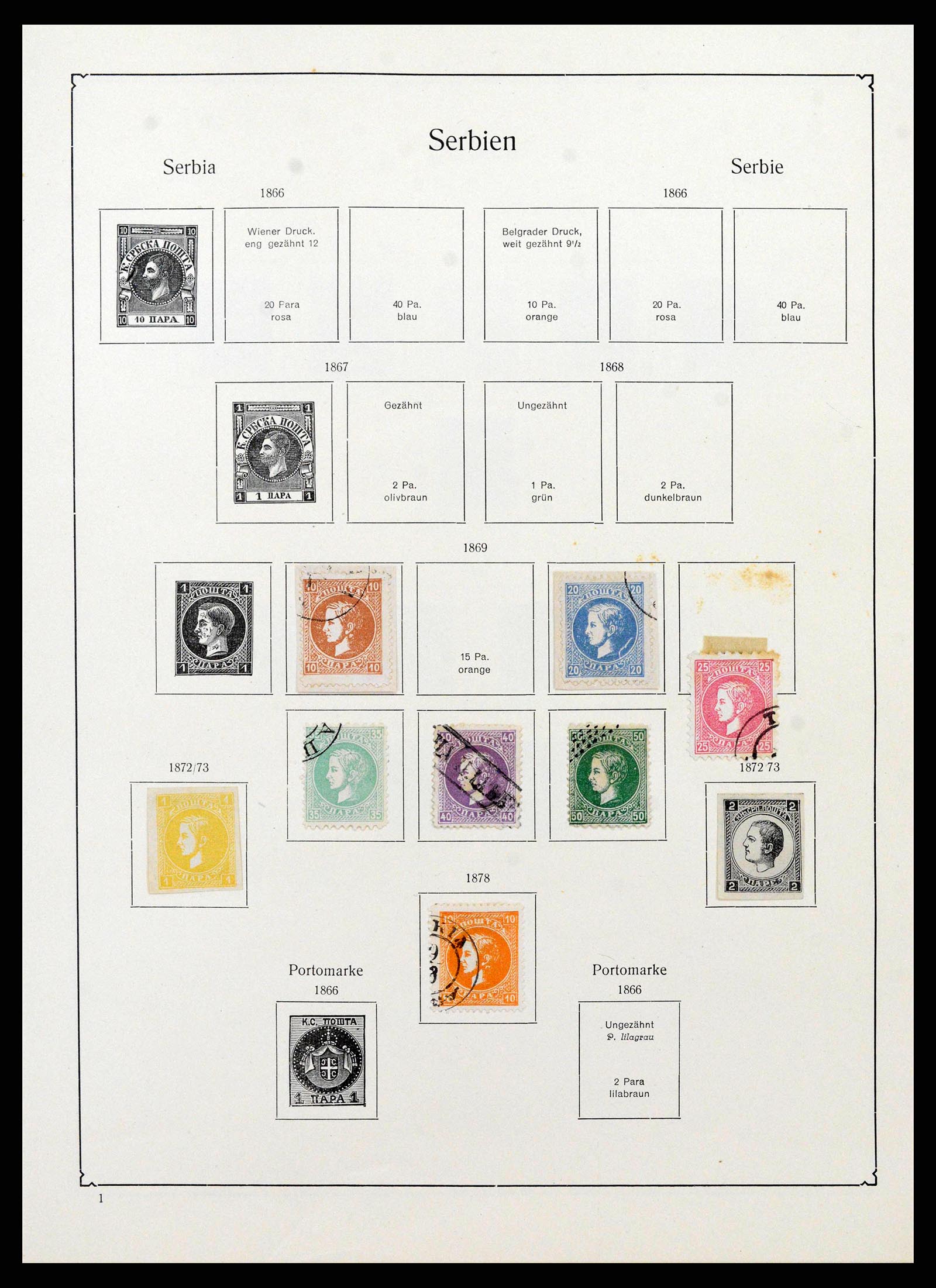 38573 0047 - Postzegelverzameling 38573 Oost Europa 1866-1931.
