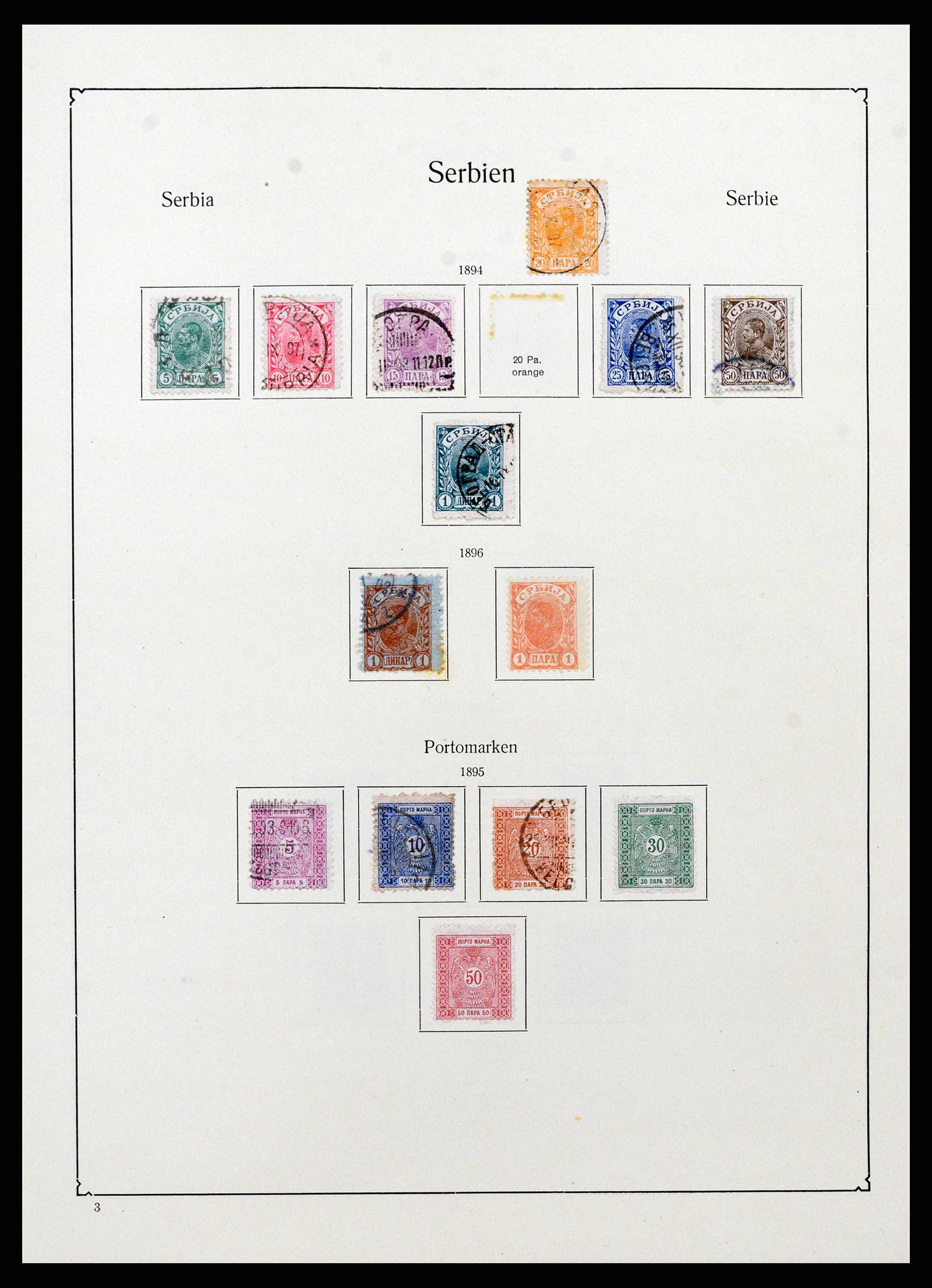38573 0049 - Postzegelverzameling 38573 Oost Europa 1866-1931.