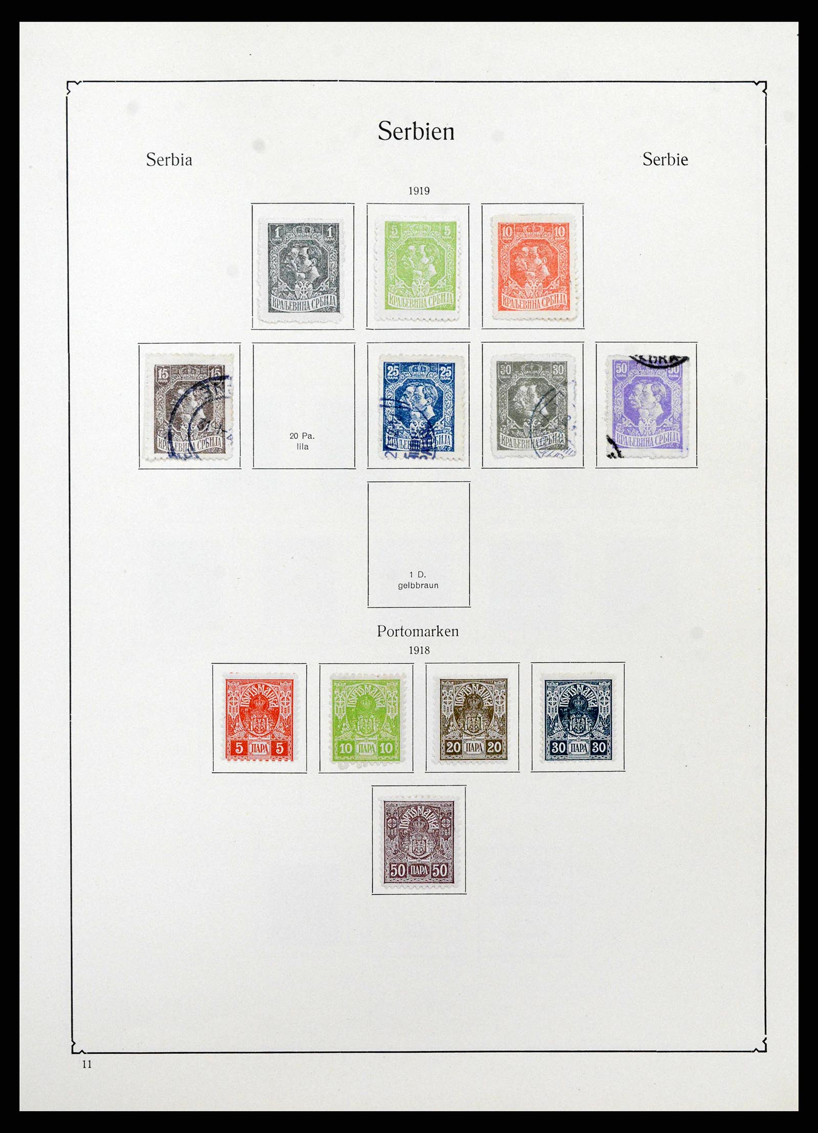 38573 0057 - Postzegelverzameling 38573 Oost Europa 1866-1931.