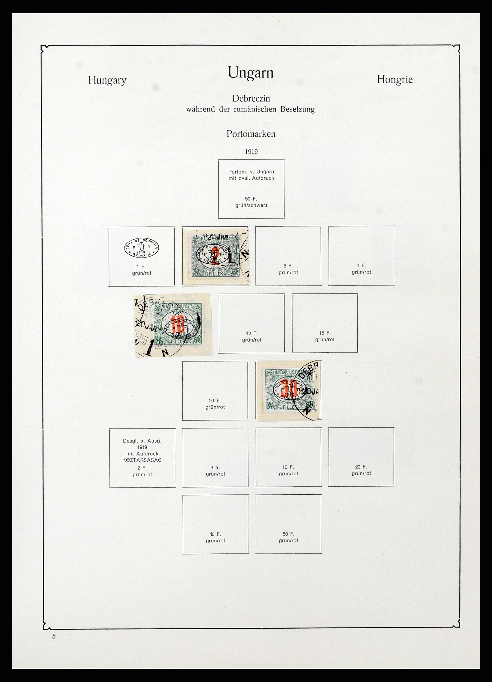 38573 0169 - Postzegelverzameling 38573 Oost Europa 1866-1931.