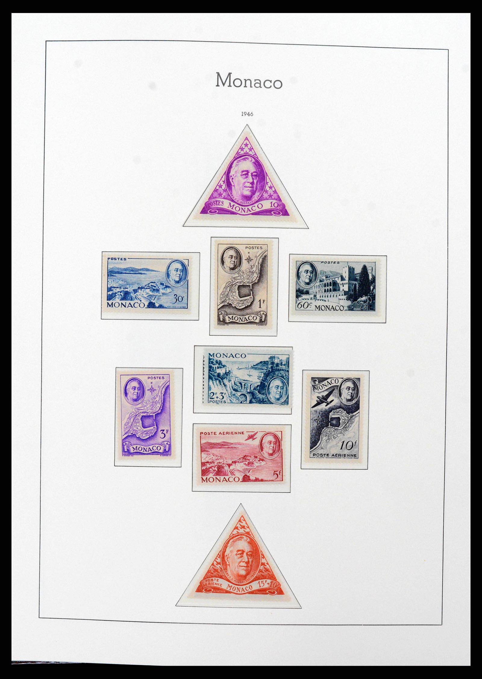 38575 0029 - Postzegelverzameling 38575 Monaco compleet 1885-1981.