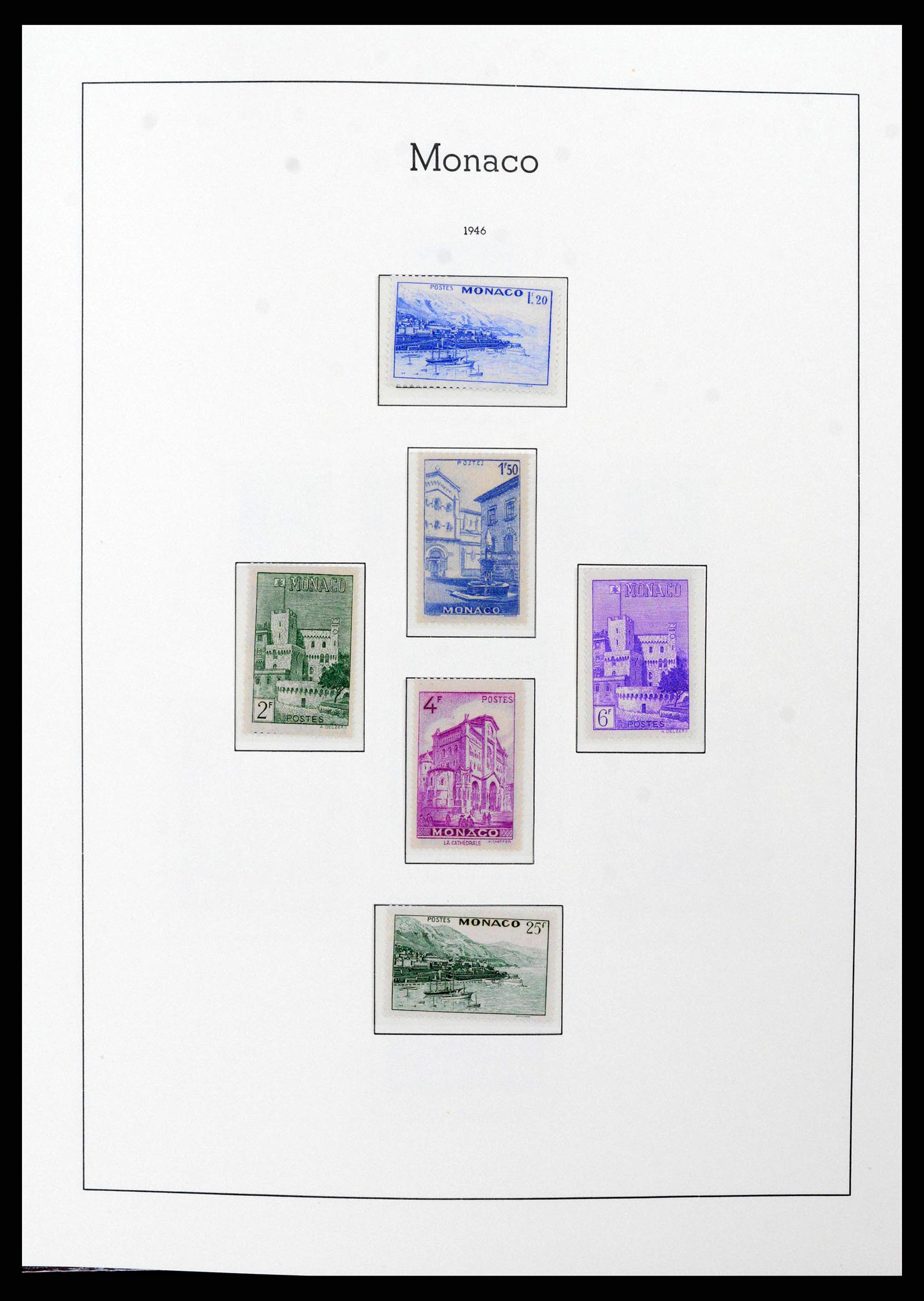 38575 0030 - Postzegelverzameling 38575 Monaco compleet 1885-1981.