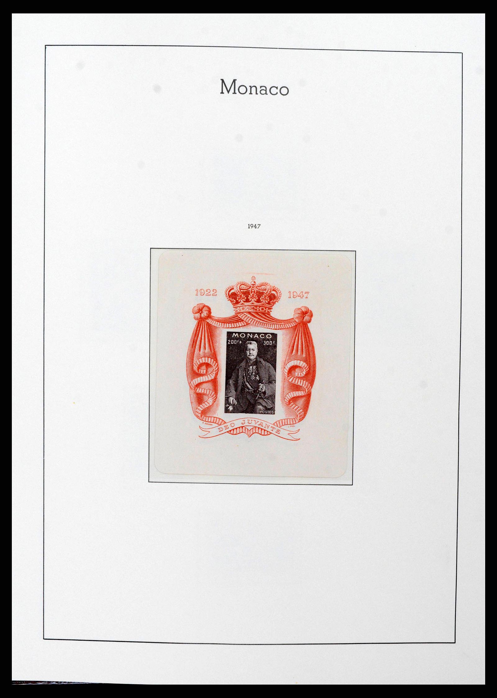 38575 0034 - Postzegelverzameling 38575 Monaco compleet 1885-1981.
