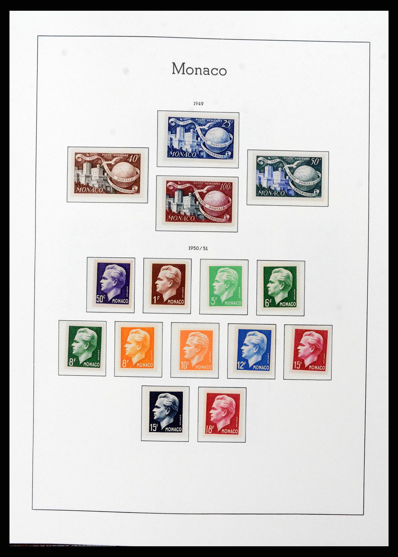 38575 0041 - Stamp collection 38575 Monaco complete collection 1885-1981.