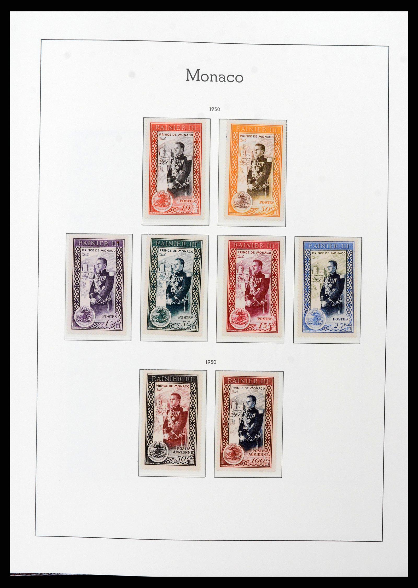 38575 0042 - Stamp collection 38575 Monaco complete collection 1885-1981.