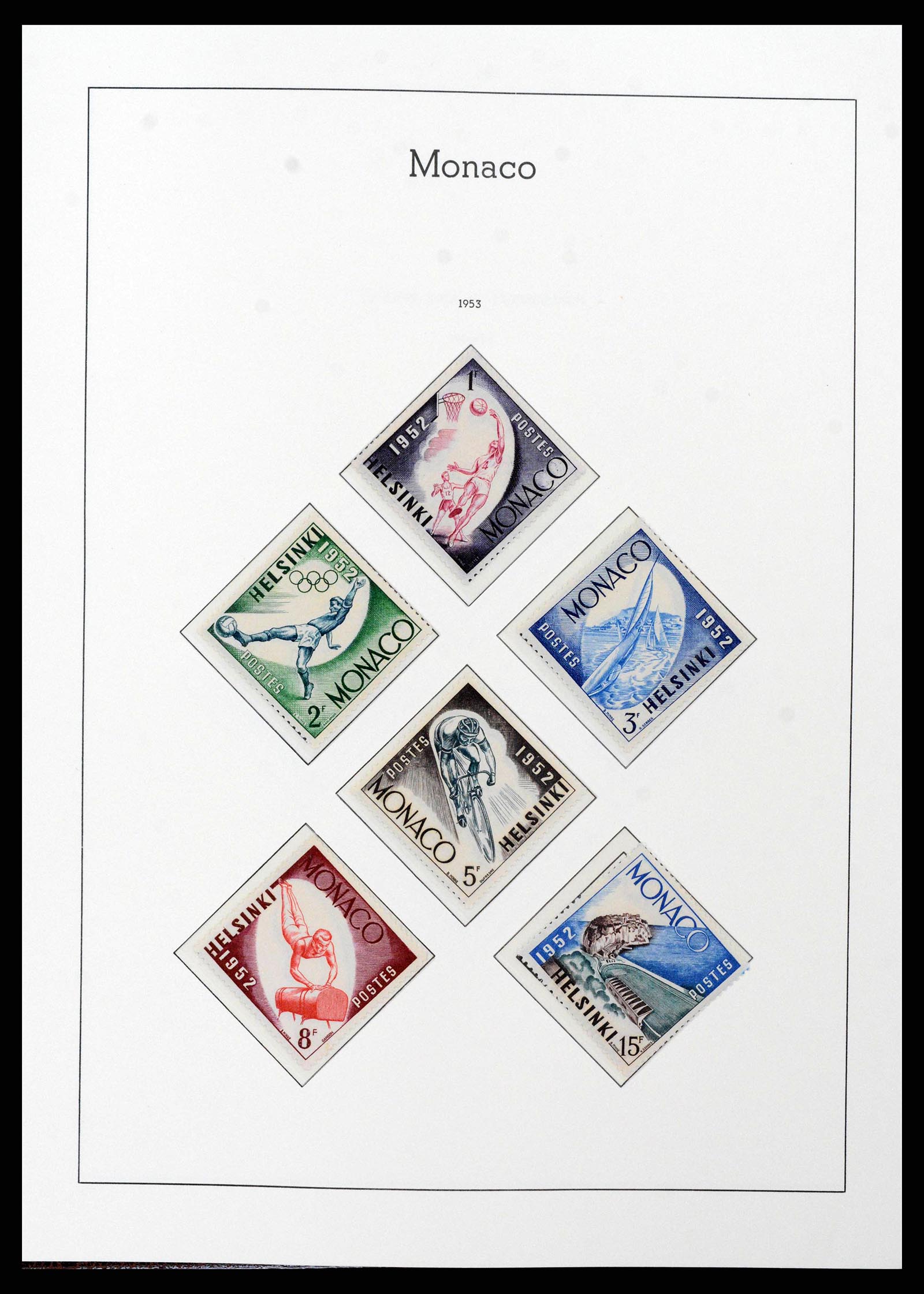38575 0048 - Stamp collection 38575 Monaco complete collection 1885-1981.