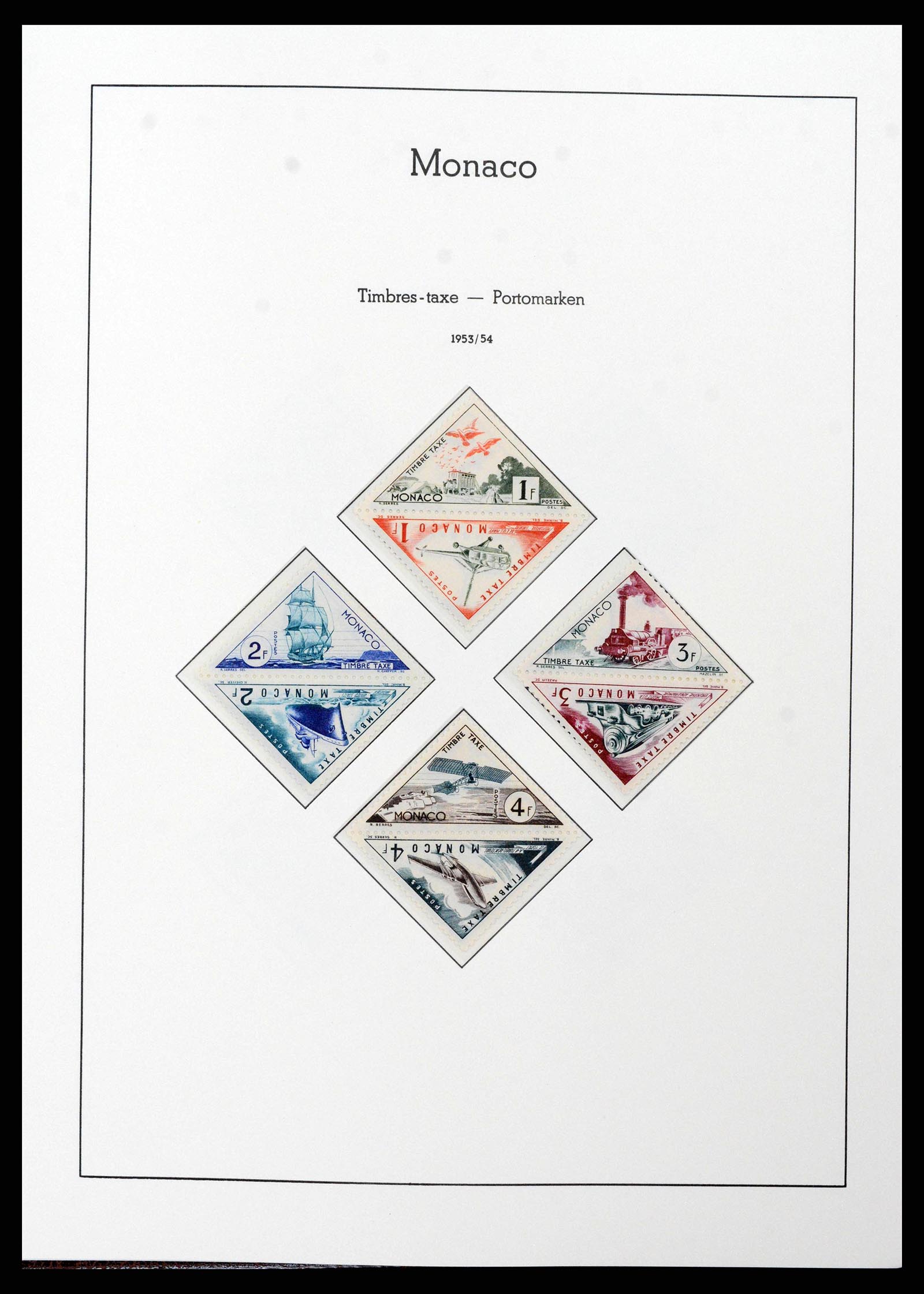 38575 0049 - Stamp collection 38575 Monaco complete collection 1885-1981.