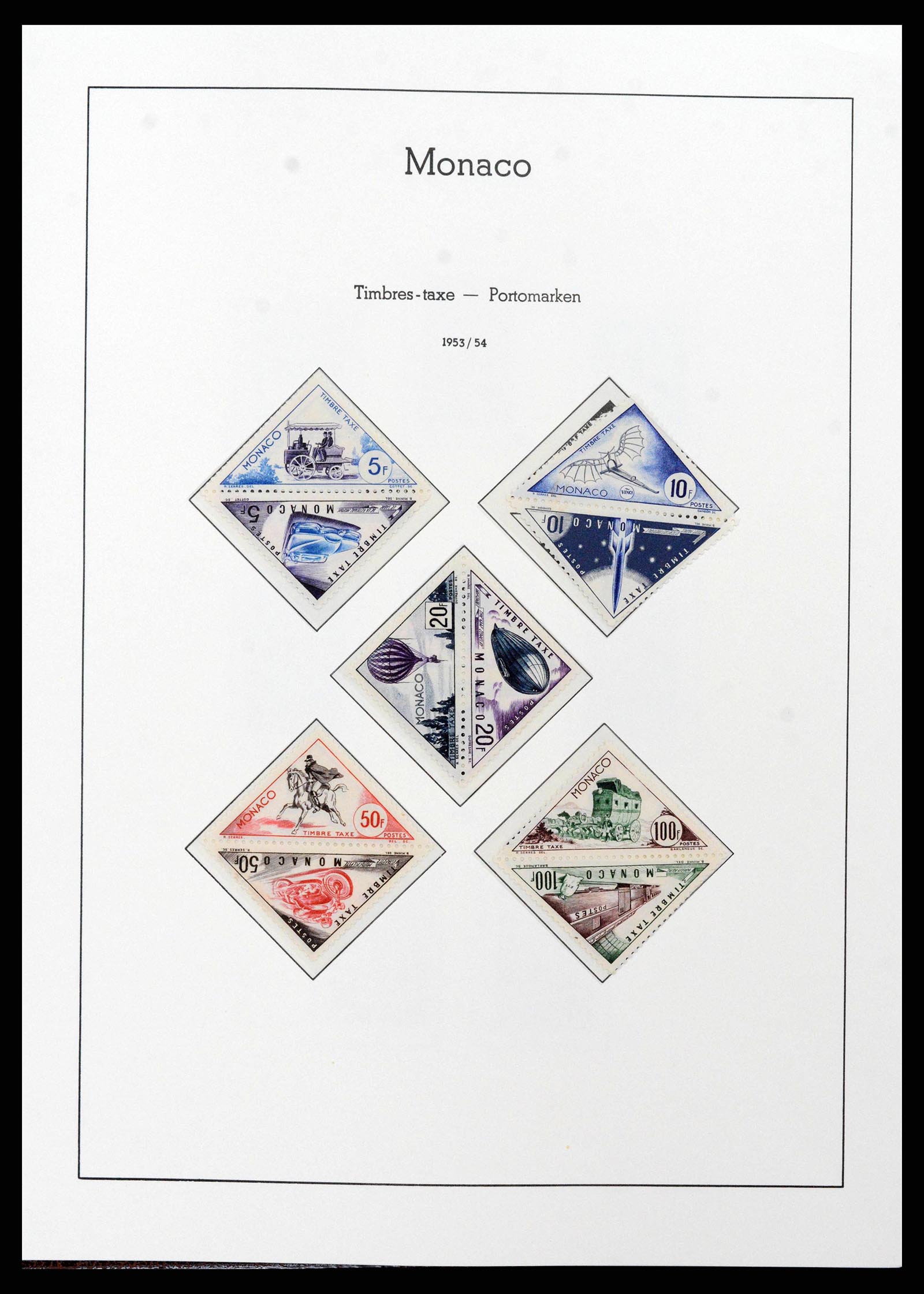 38575 0050 - Stamp collection 38575 Monaco complete collection 1885-1981.