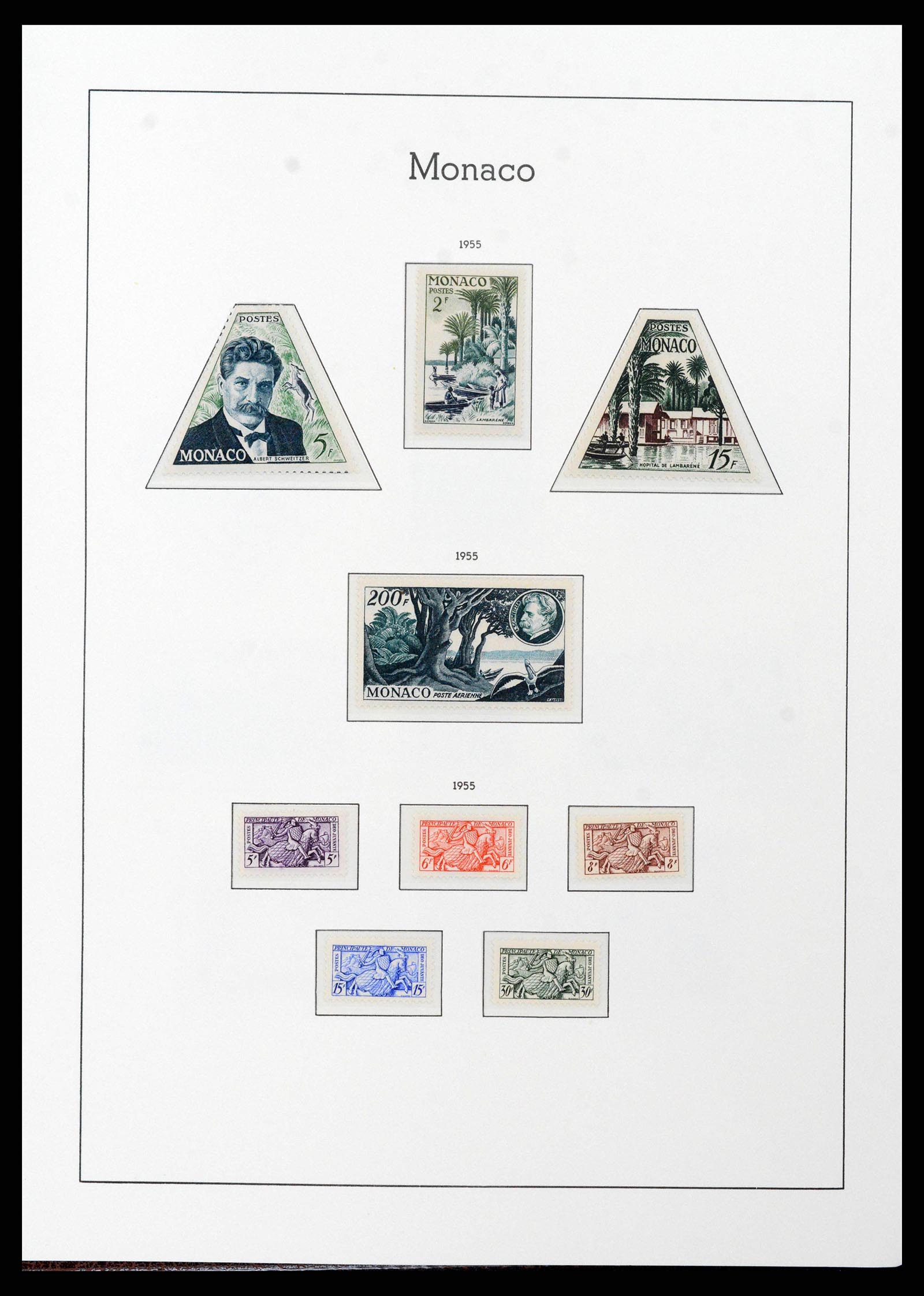 38575 0058 - Stamp collection 38575 Monaco complete collection 1885-1981.