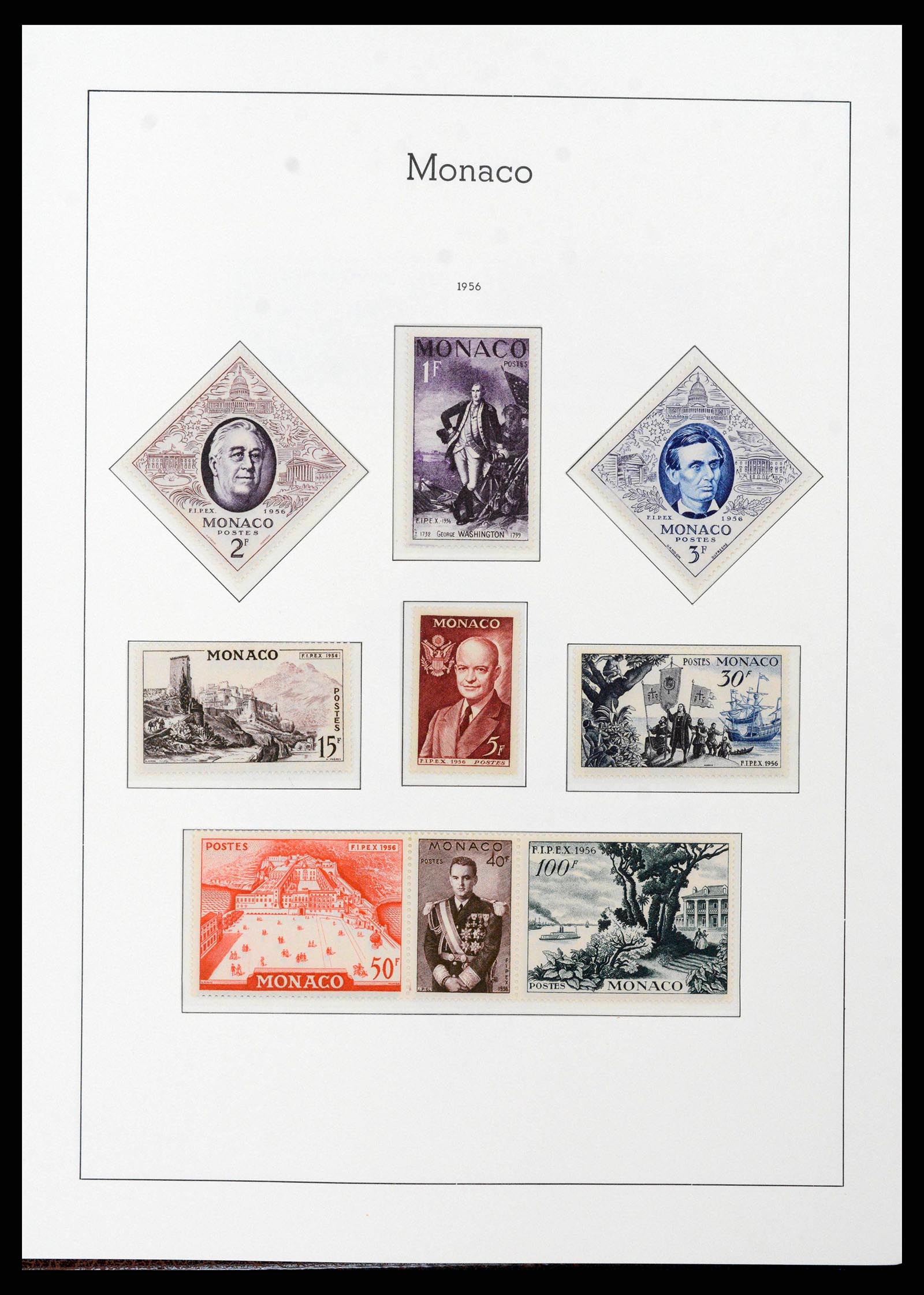 38575 0059 - Stamp collection 38575 Monaco complete collection 1885-1981.