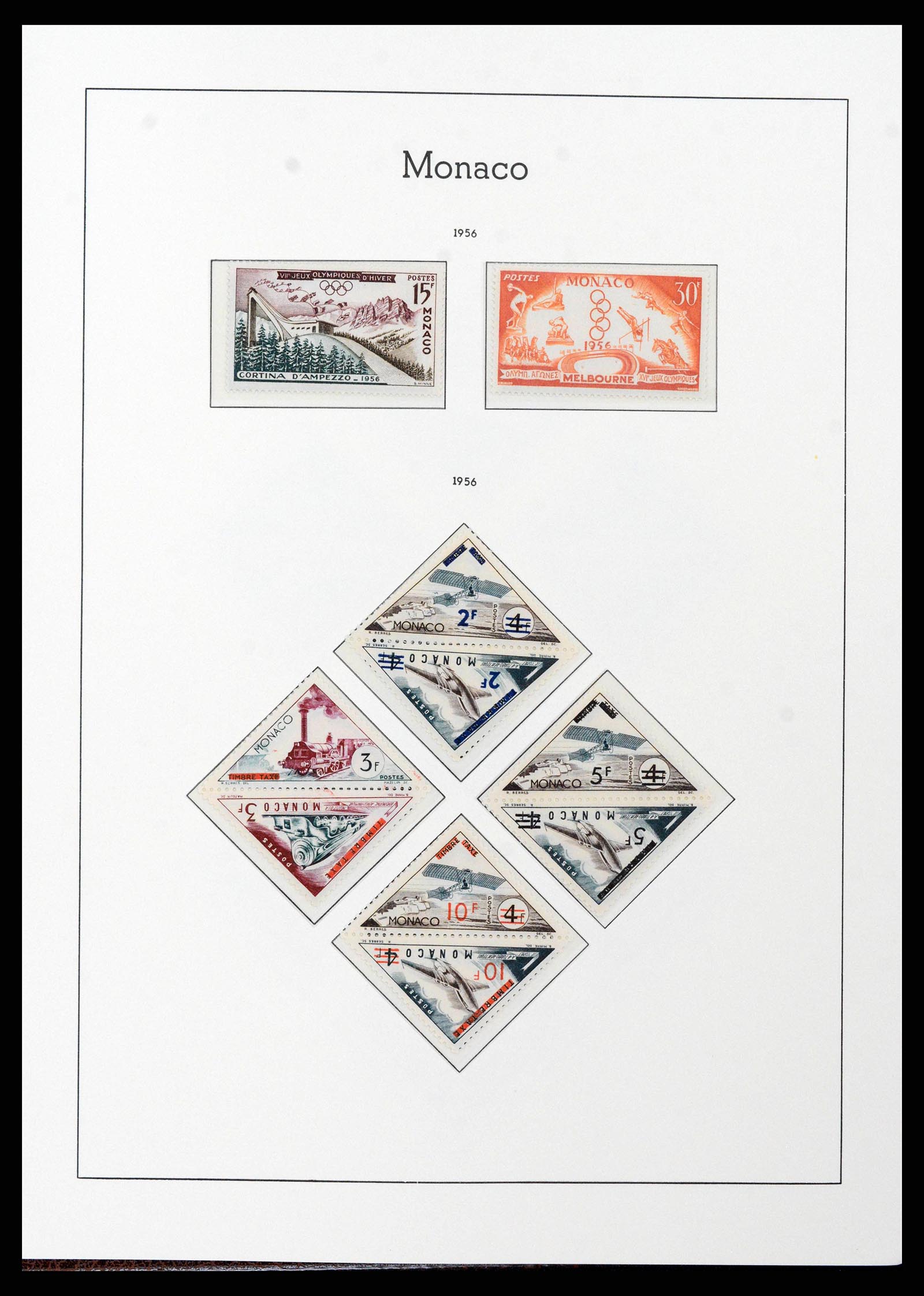 38575 0060 - Stamp collection 38575 Monaco complete collection 1885-1981.
