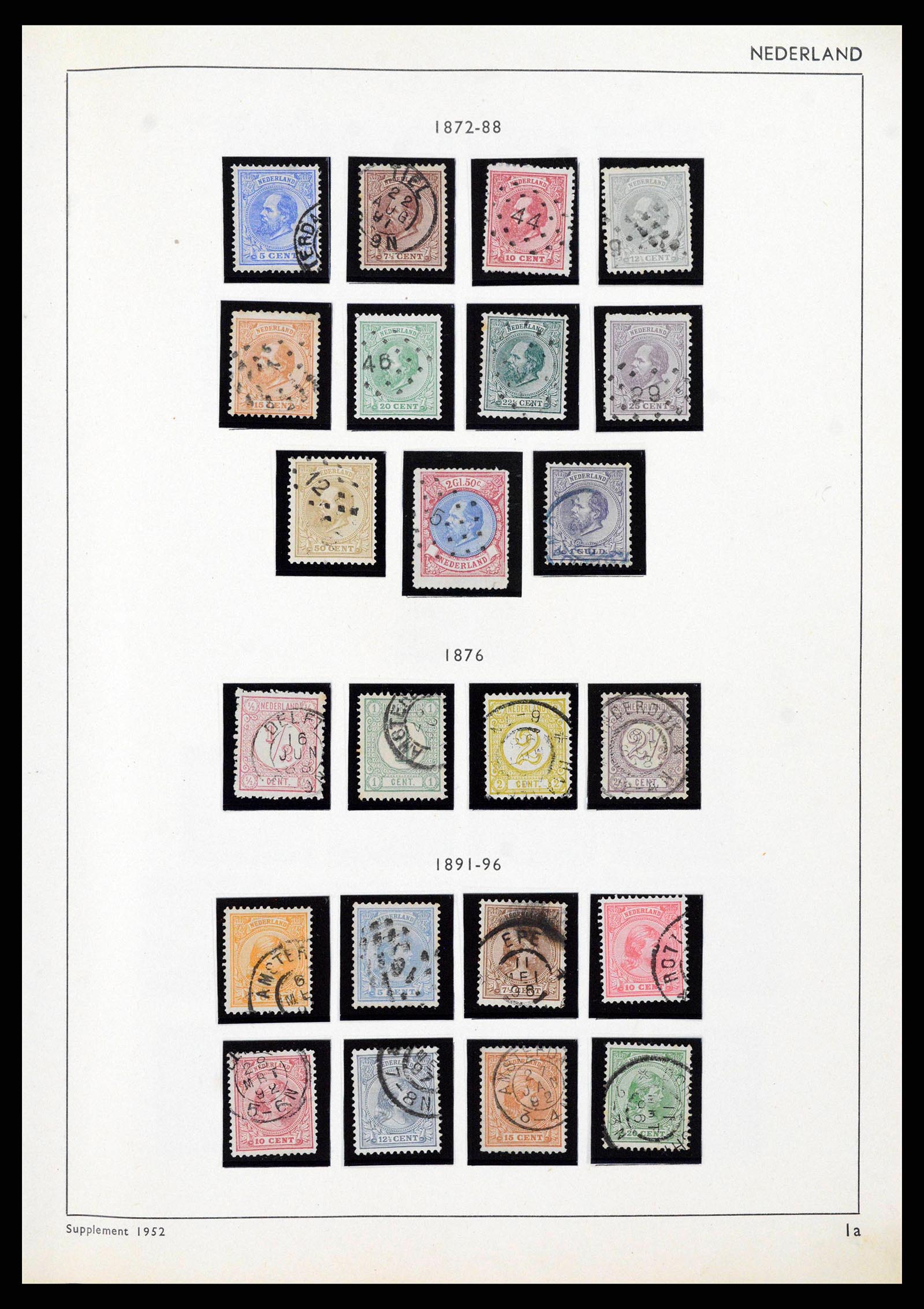 38576 0002 - Postzegelverzameling 38576 Nederland en overzeese gebiedsdelen 1852-1