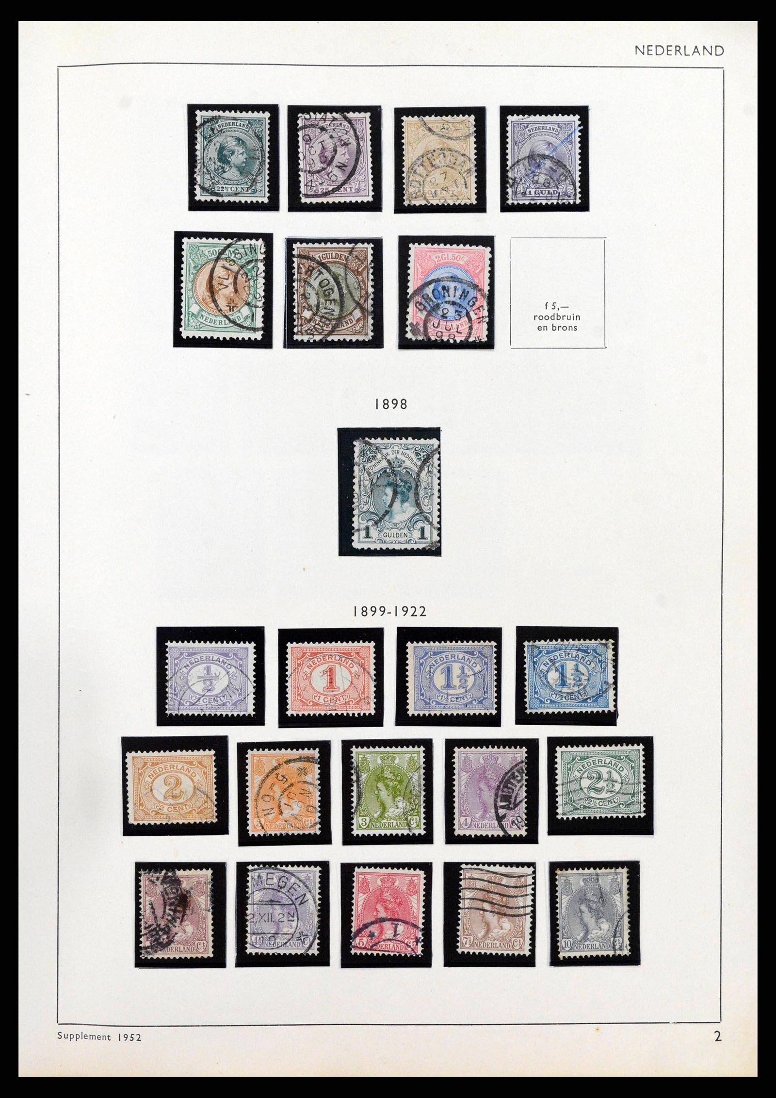 38576 0003 - Postzegelverzameling 38576 Nederland en overzeese gebiedsdelen 1852-1