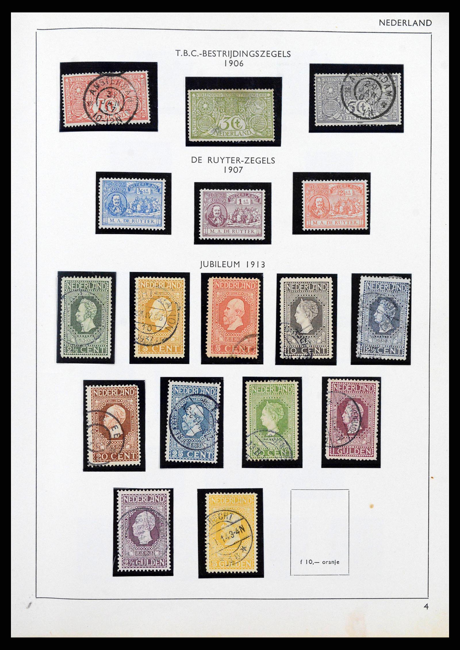 38576 0005 - Stamp collection 38576 Netherlands and territorie 1852-1964.