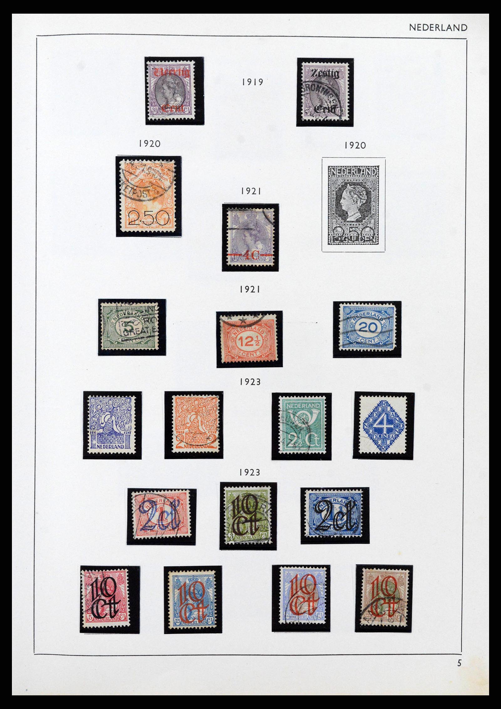 38576 0006 - Postzegelverzameling 38576 Nederland en overzeese gebiedsdelen 1852-1