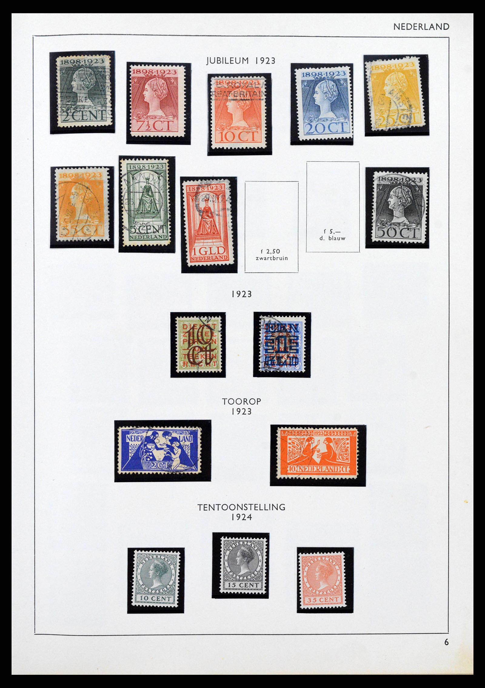 38576 0007 - Postzegelverzameling 38576 Nederland en overzeese gebiedsdelen 1852-1