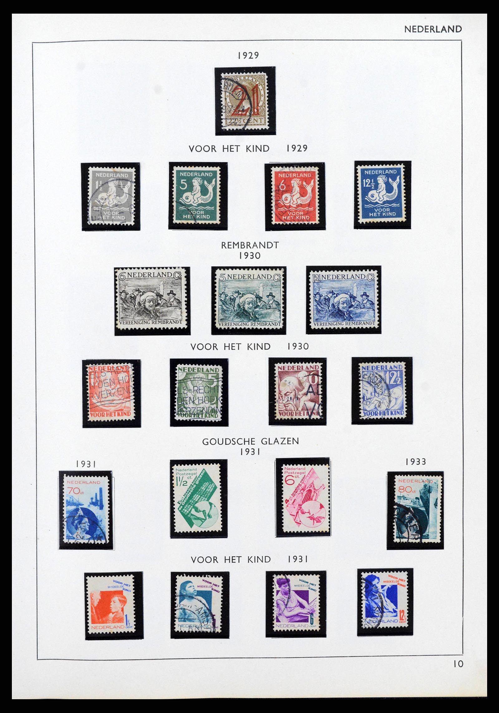 38576 0011 - Postzegelverzameling 38576 Nederland en overzeese gebiedsdelen 1852-1