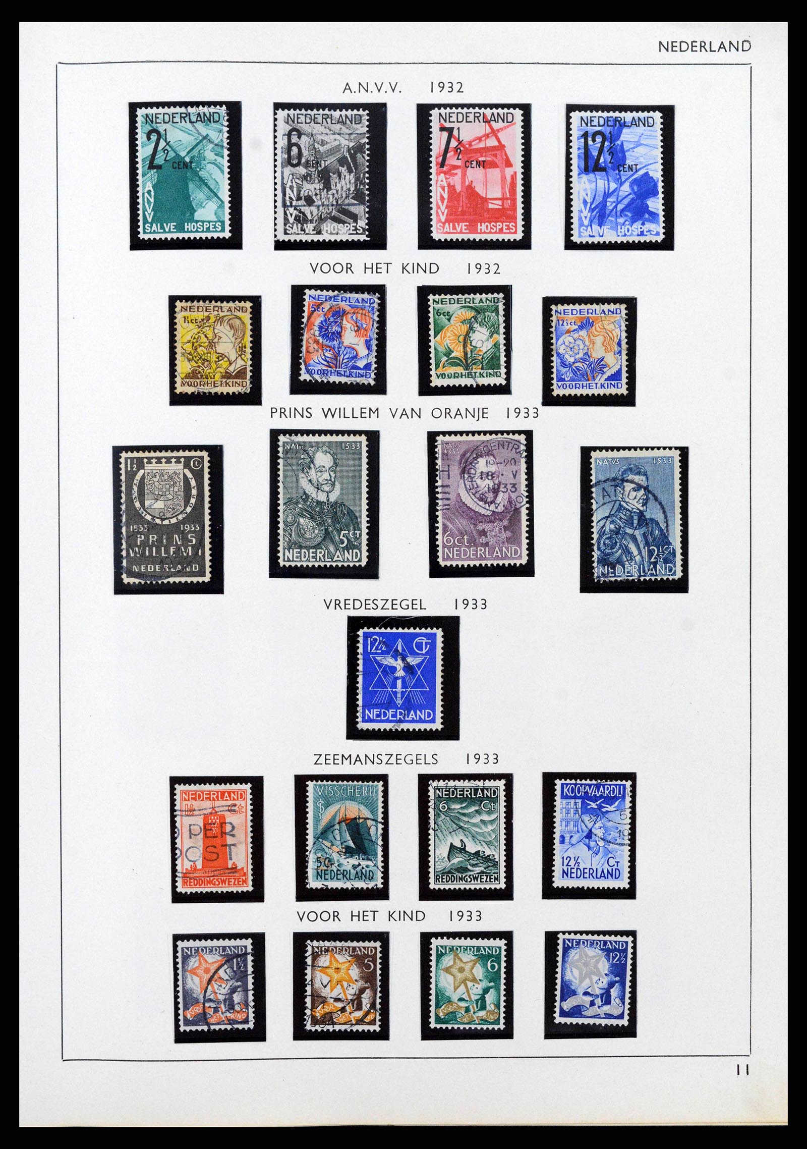 38576 0012 - Postzegelverzameling 38576 Nederland en overzeese gebiedsdelen 1852-1