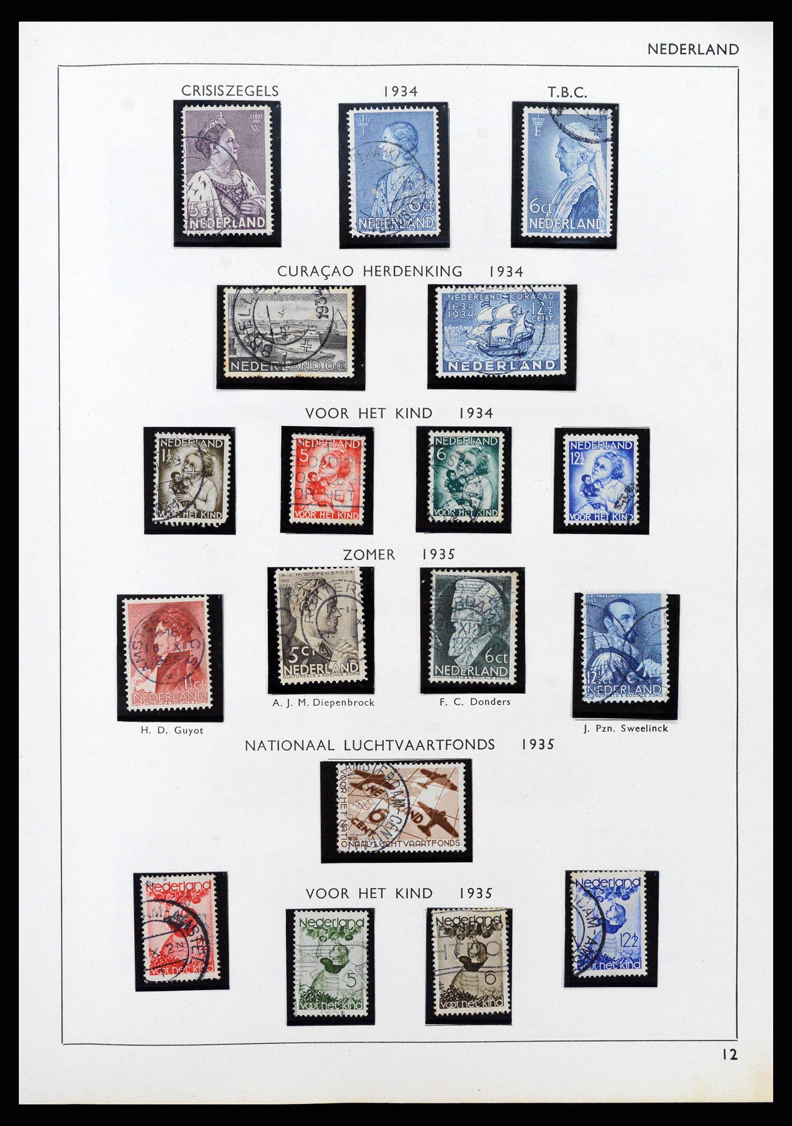 38576 0013 - Postzegelverzameling 38576 Nederland en overzeese gebiedsdelen 1852-1