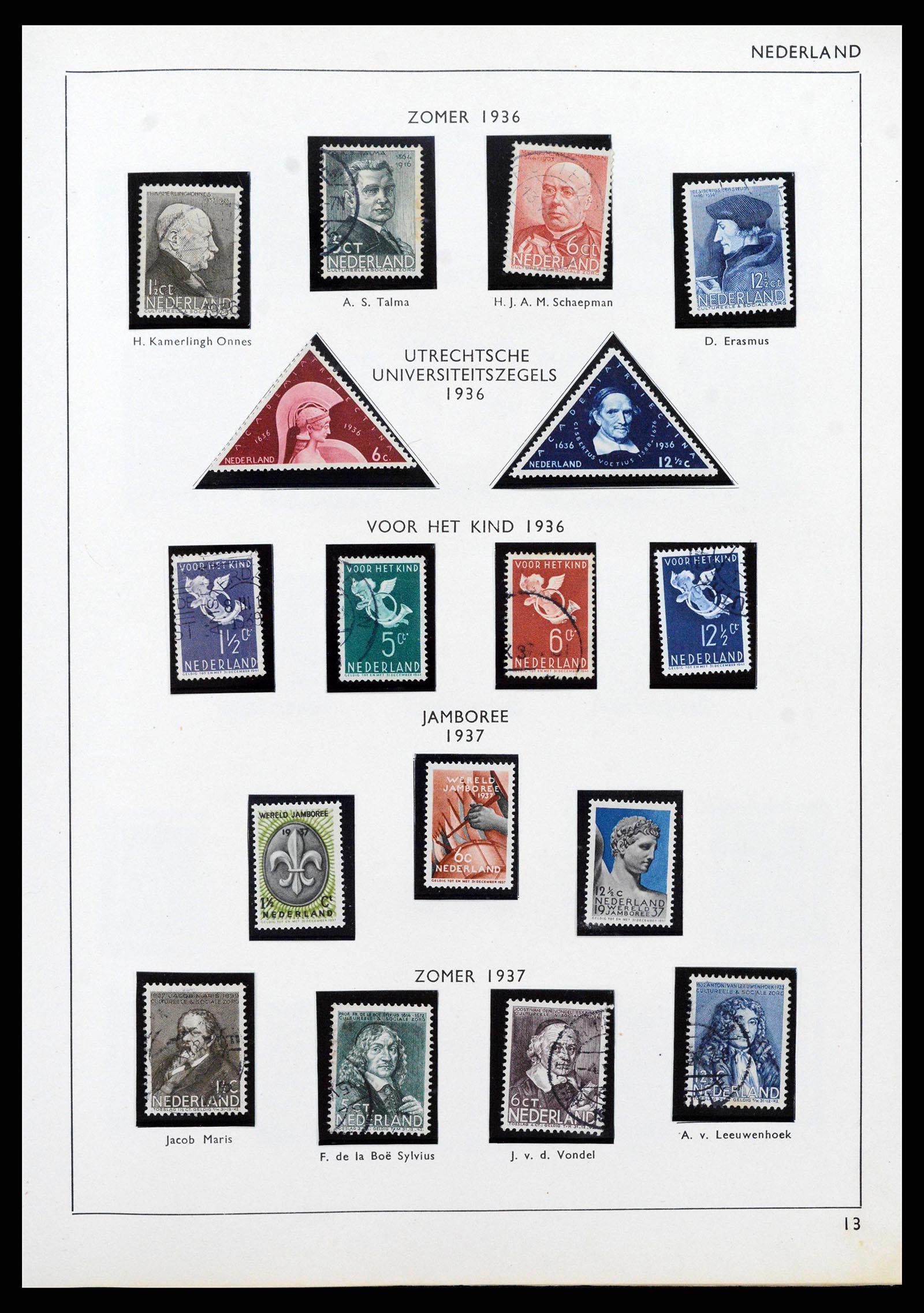 38576 0014 - Postzegelverzameling 38576 Nederland en overzeese gebiedsdelen 1852-1