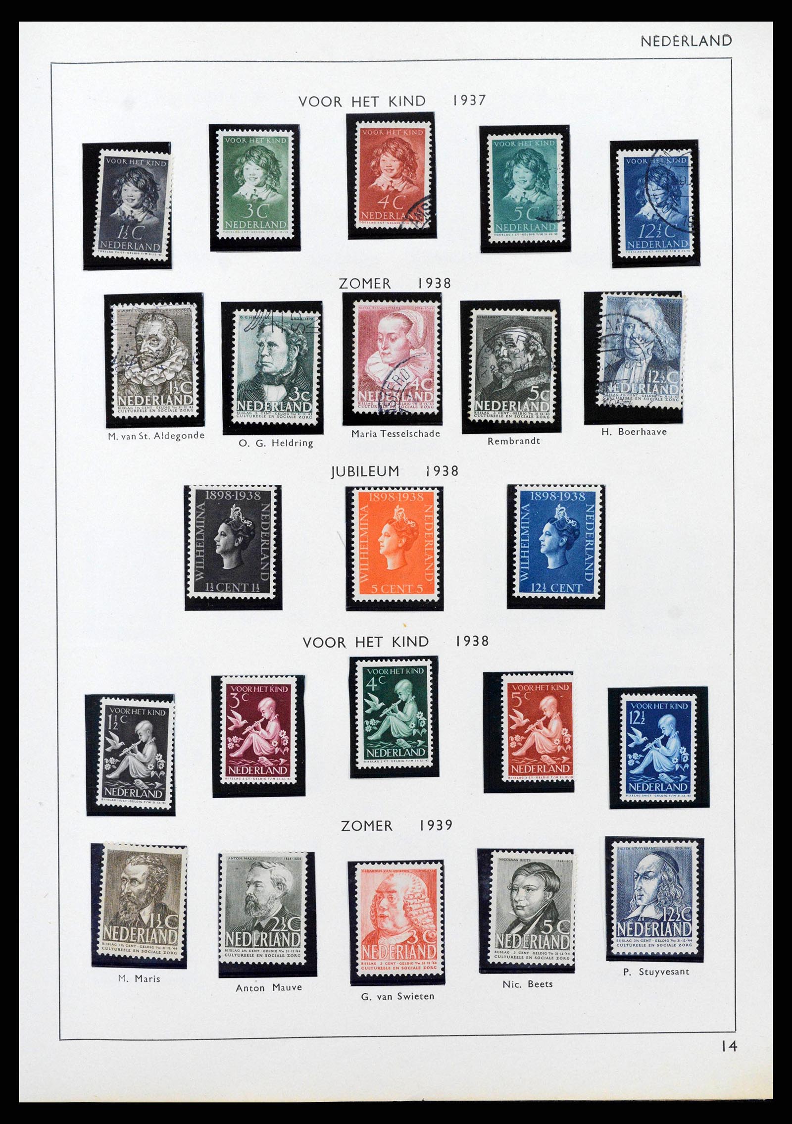 38576 0015 - Postzegelverzameling 38576 Nederland en overzeese gebiedsdelen 1852-1