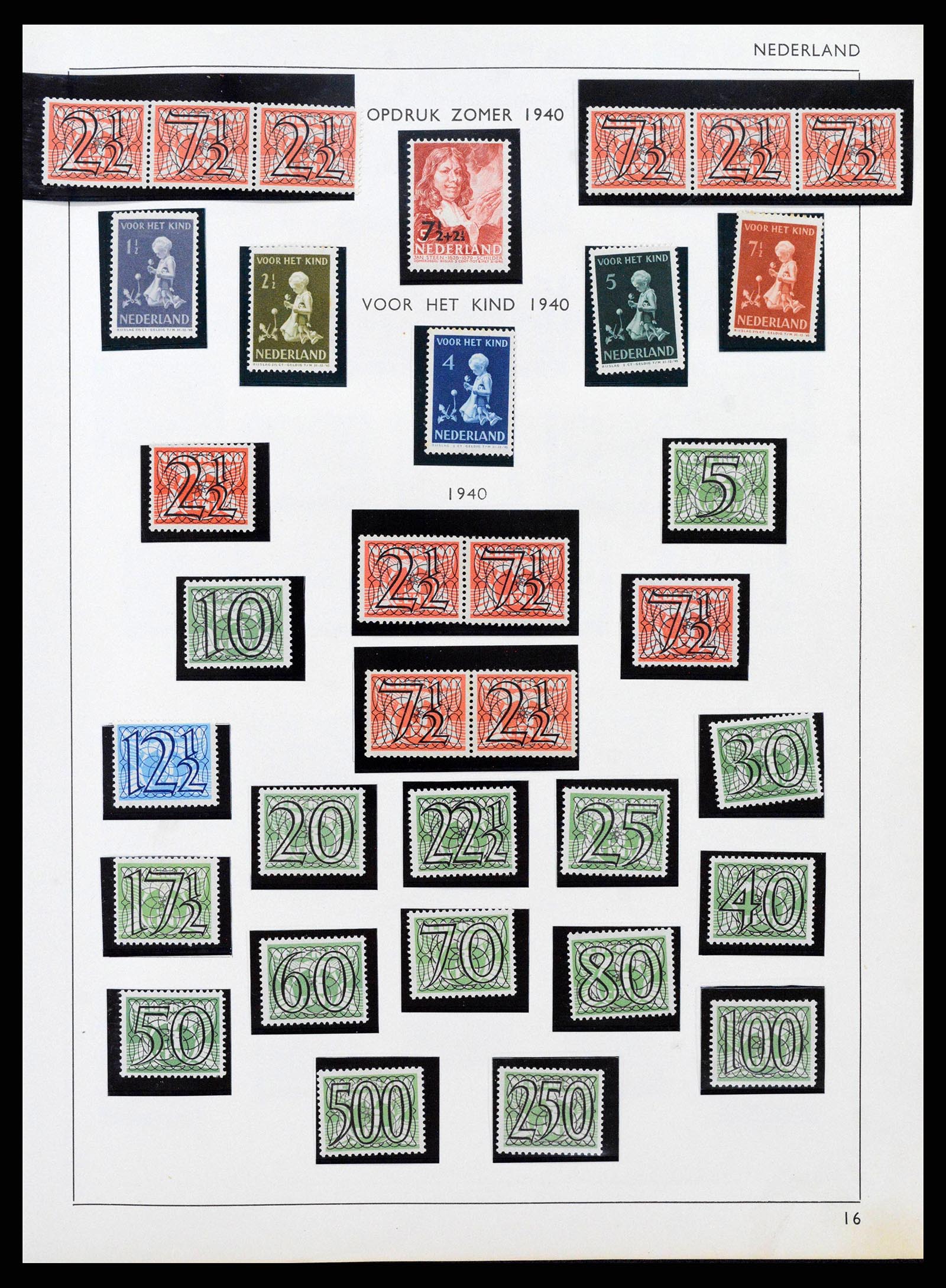 38576 0017 - Postzegelverzameling 38576 Nederland en overzeese gebiedsdelen 1852-1