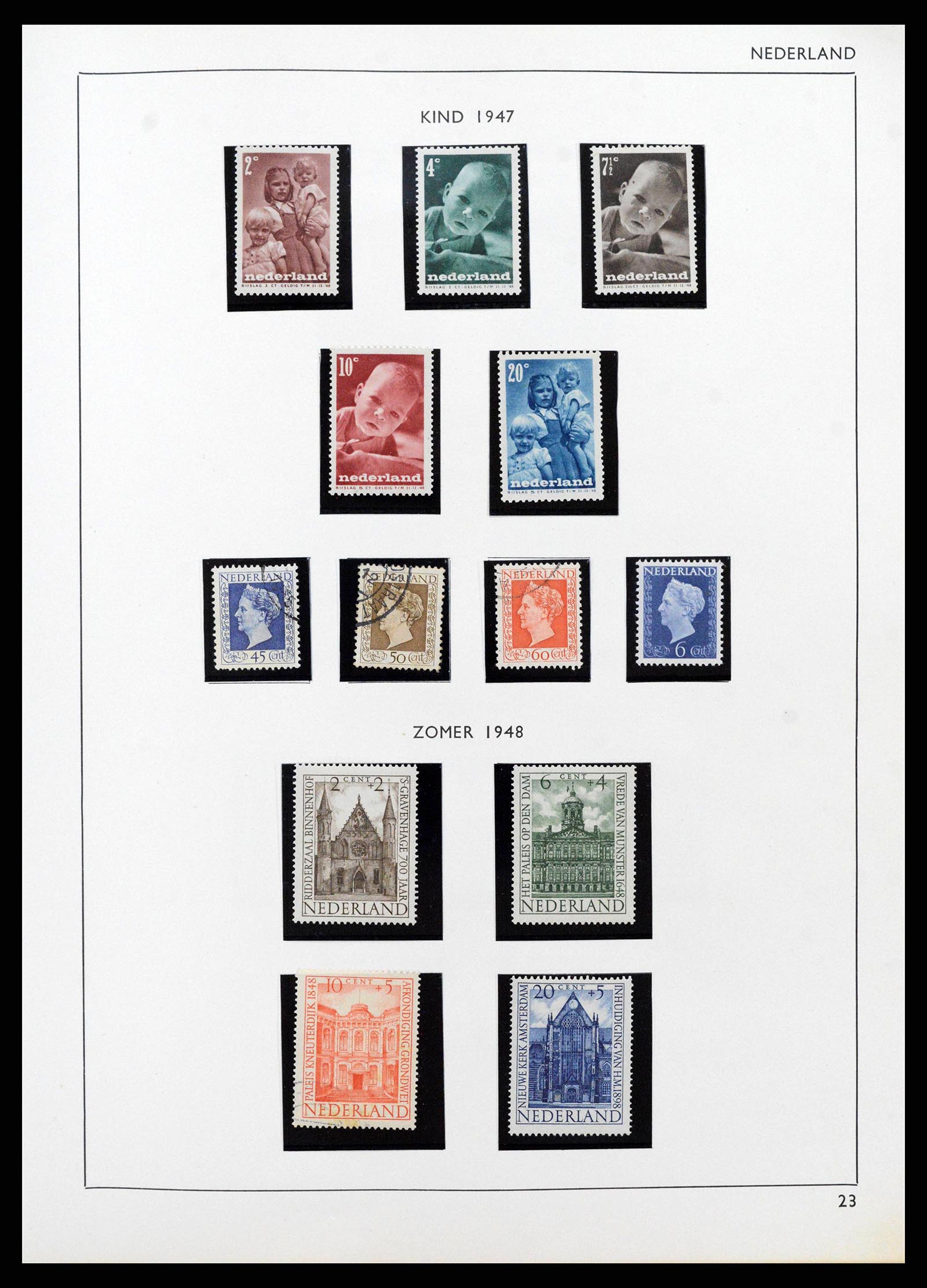 38576 0024 - Postzegelverzameling 38576 Nederland en overzeese gebiedsdelen 1852-1