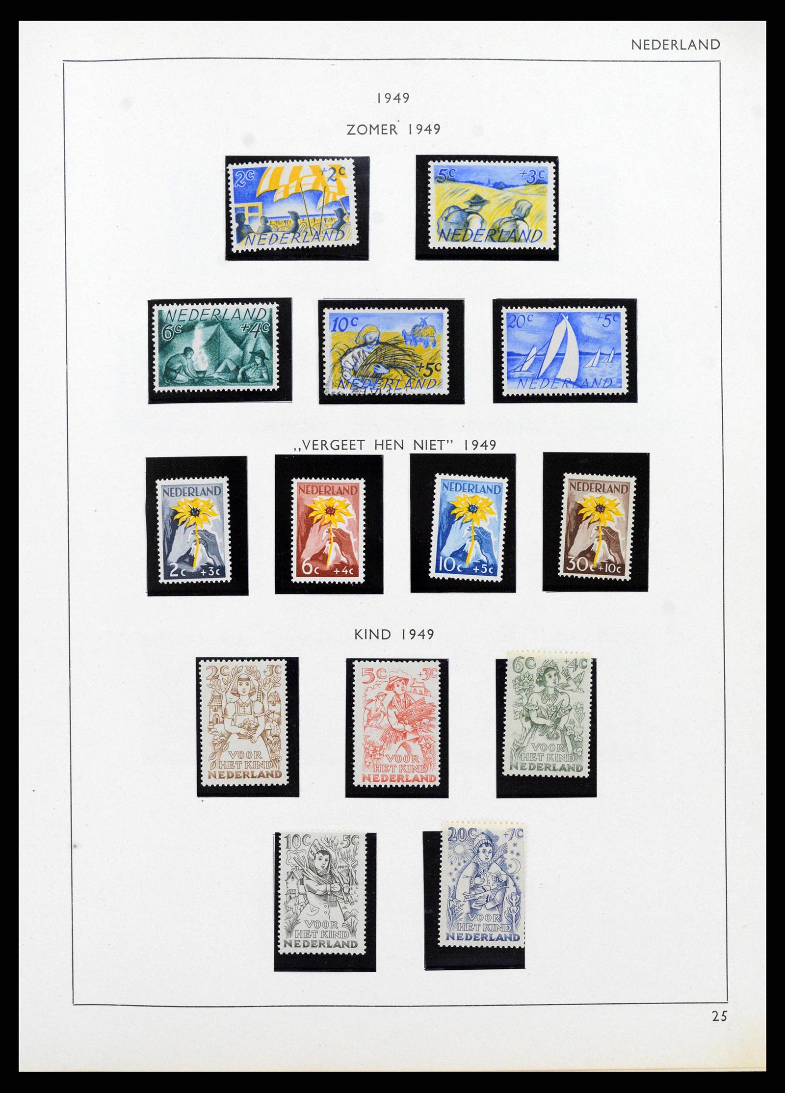 38576 0026 - Postzegelverzameling 38576 Nederland en overzeese gebiedsdelen 1852-1